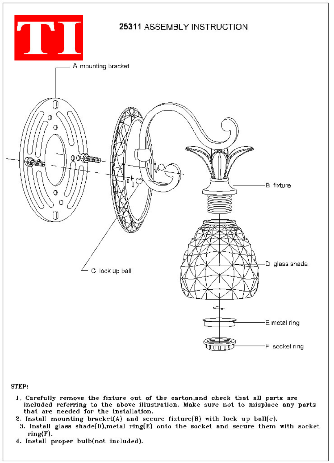 Triarch 25311 User Manual