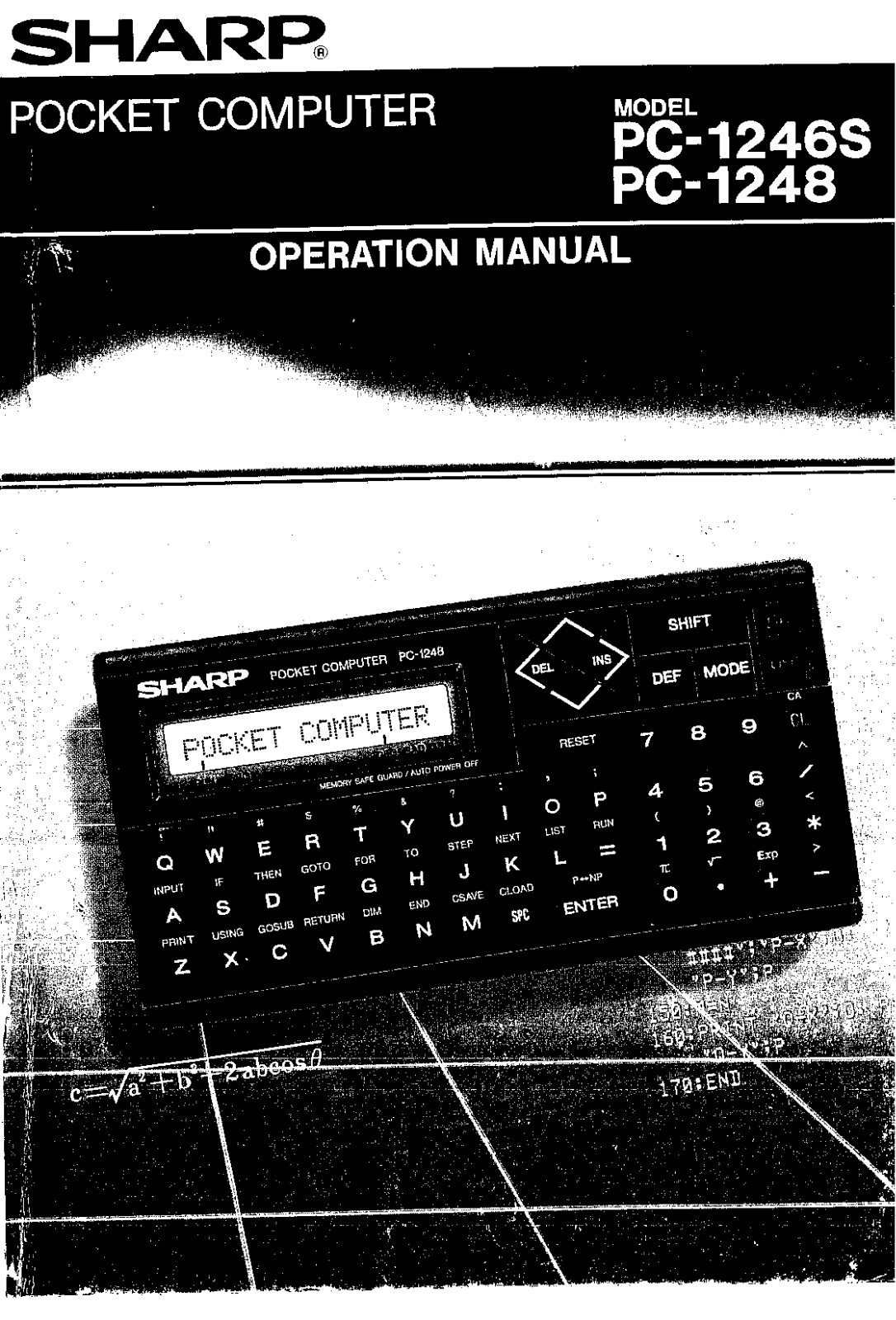 Sharp PC-1246S, PC-1248 Owner Manual