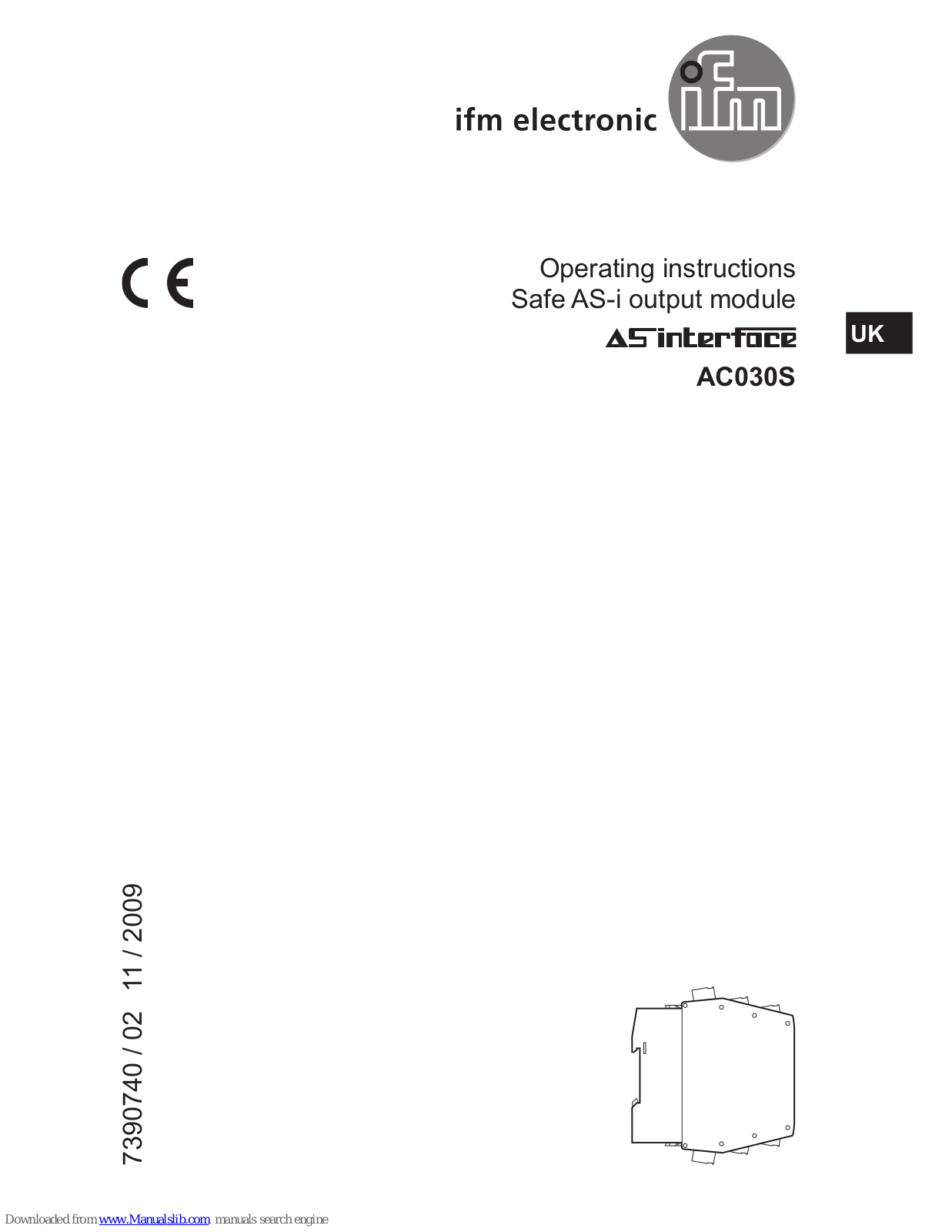 IFM Electronic AC030S Operating Instructions Manual