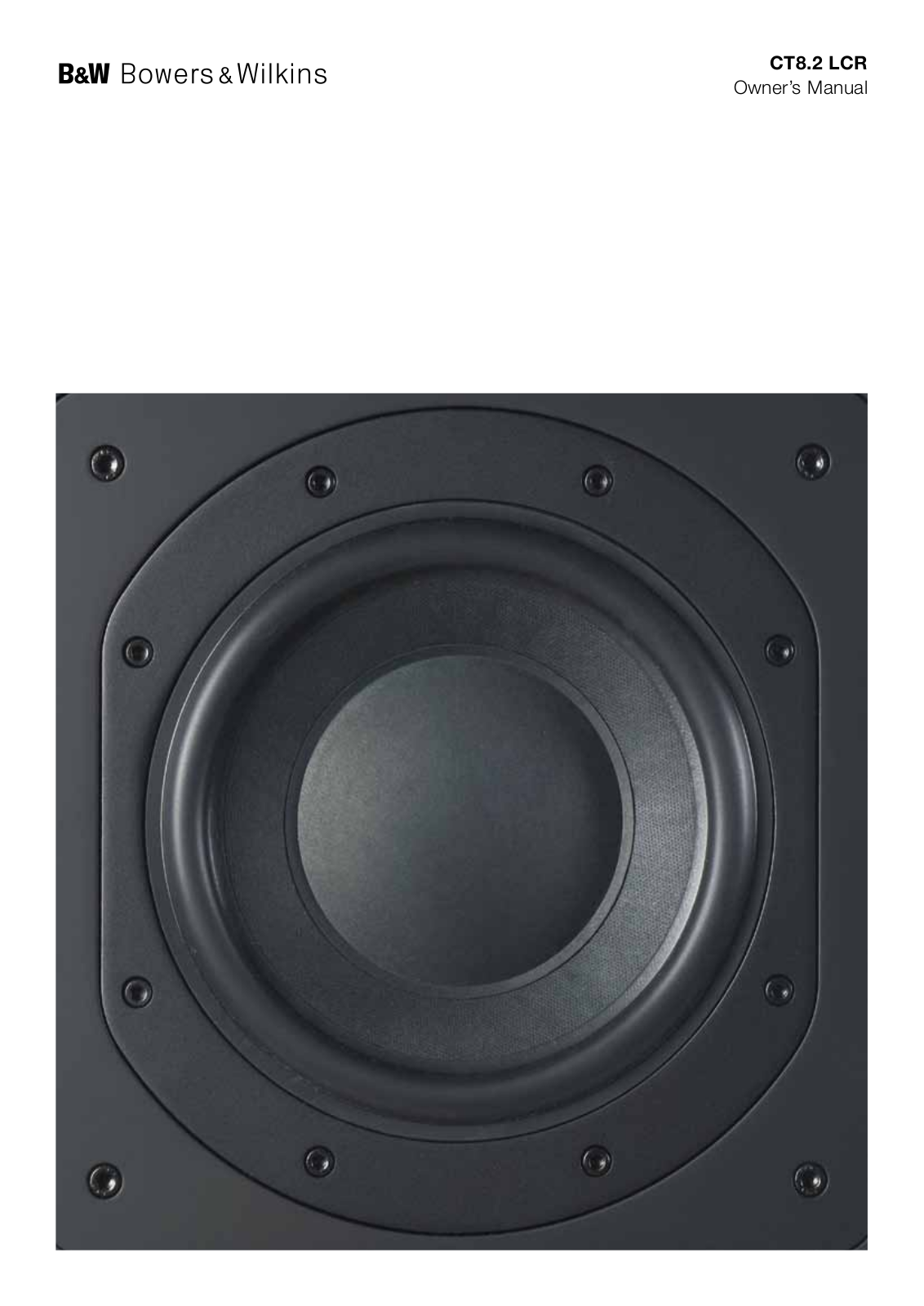 Bowers & Wilkins CT8.2 LCR User Manual