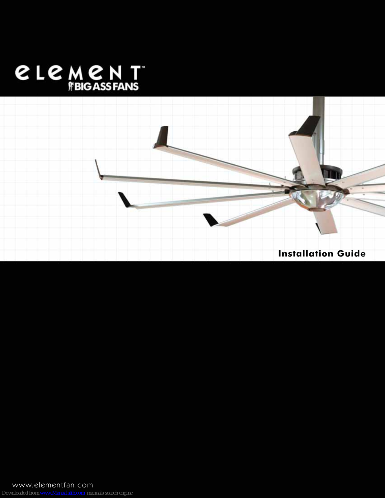 BIG ASS FANS Element Installation Manual - ManualMachine.com