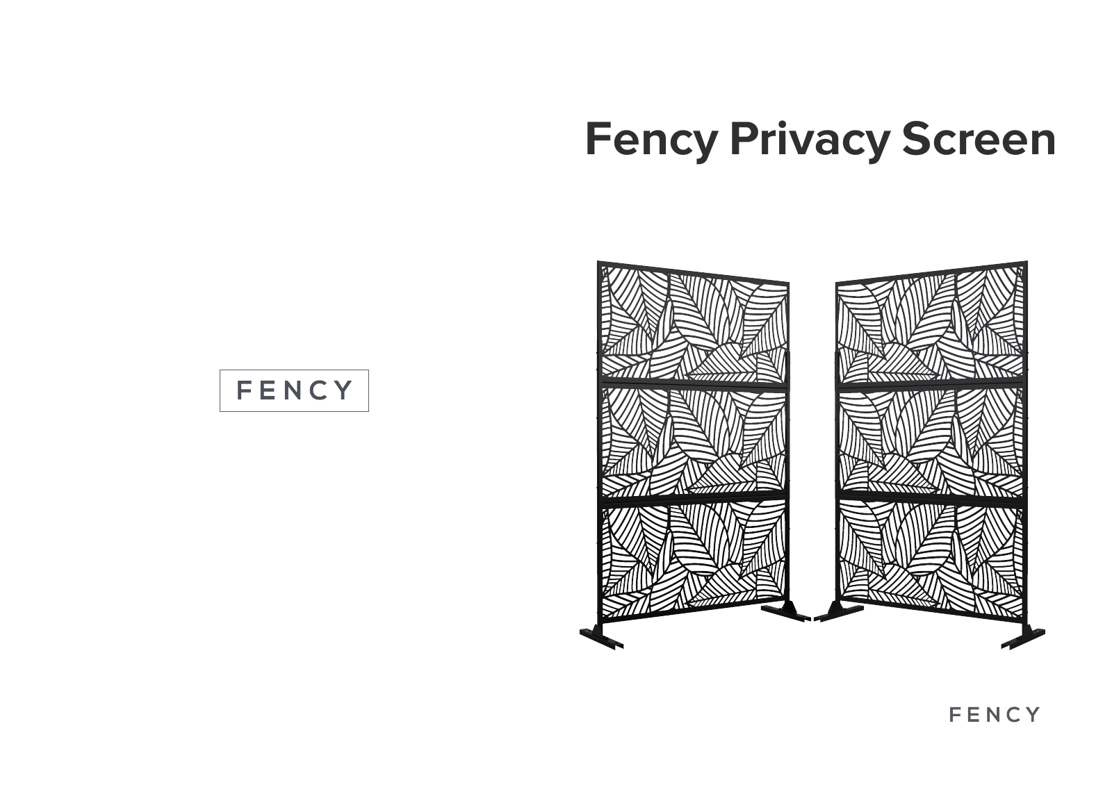 Fency ANCY1006 Installation & Assembly - ManualMachine.com