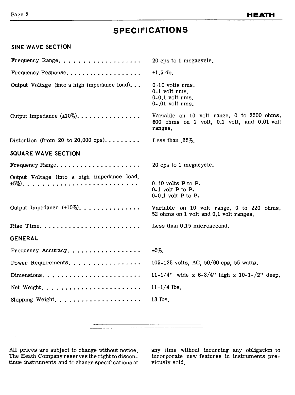 Heathkit EUW27 Schematic