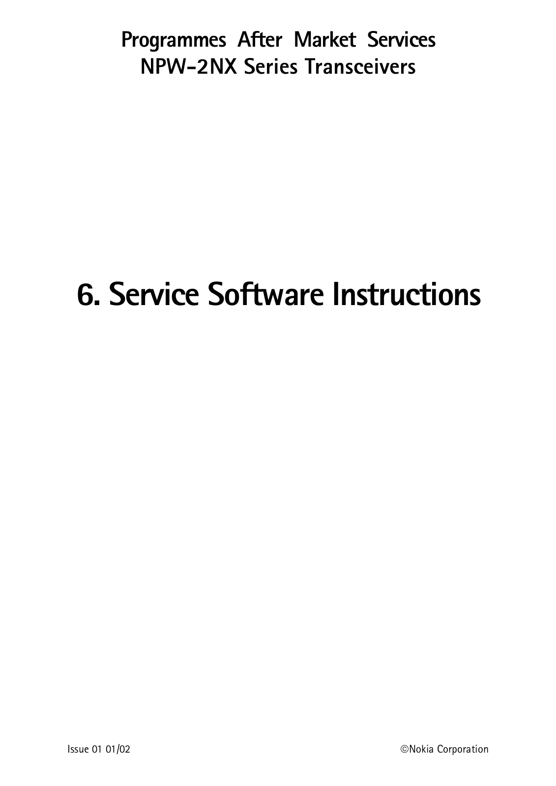 Nokia 6360 Service Manual 6 npw2ssi