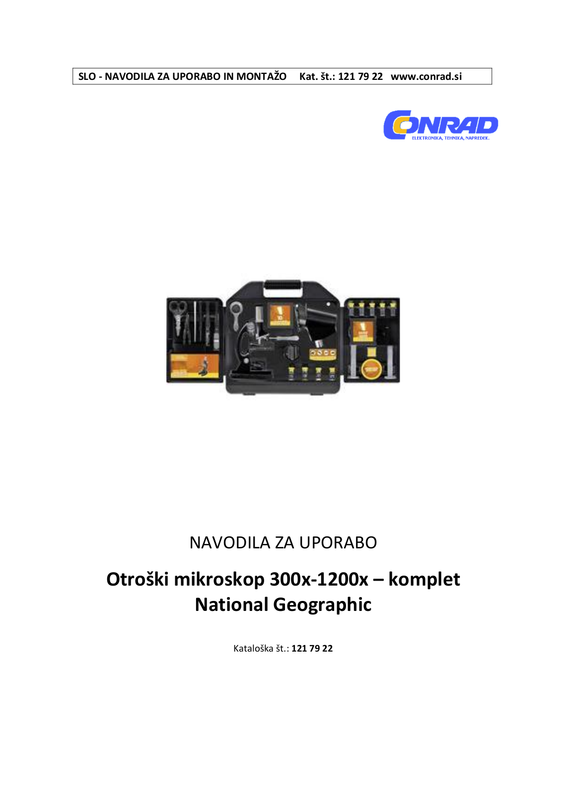 National Geographic 9118100, 300X-1200X MICROSCOPE User guide