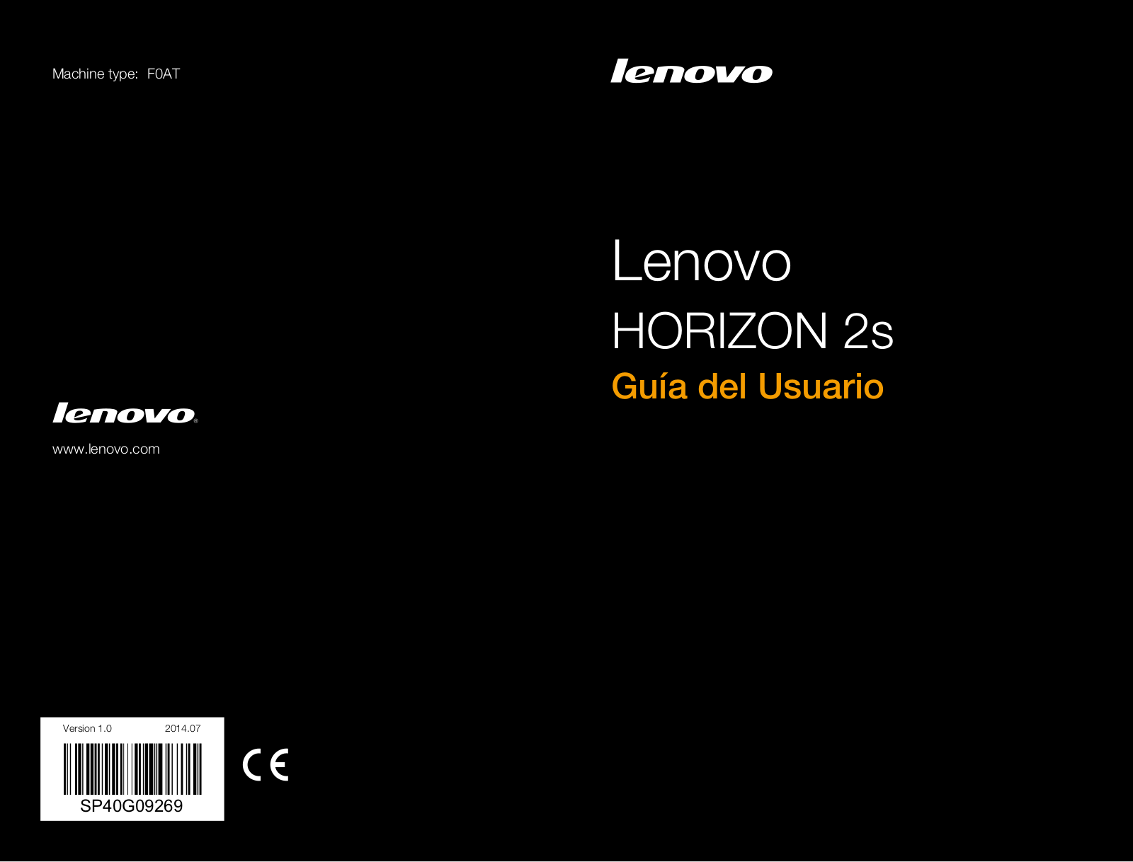 Lenovo Horizon 2s User Manual