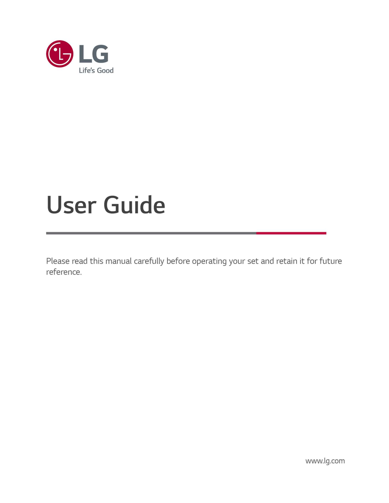 LG TV User Manual