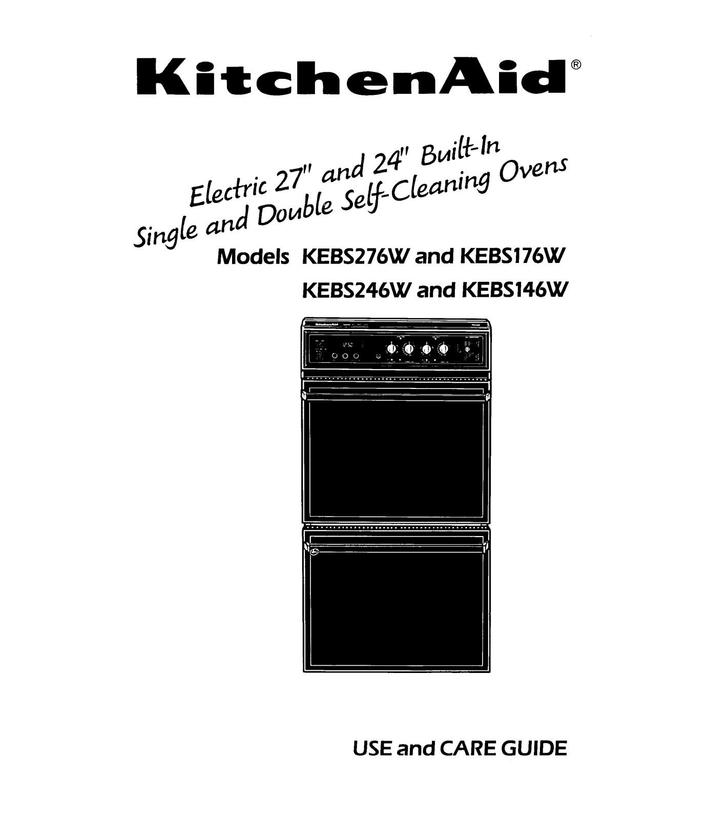 KitchenAid KEBS146W, KEBS176W, KEBS246W, KEBS276W User Manual