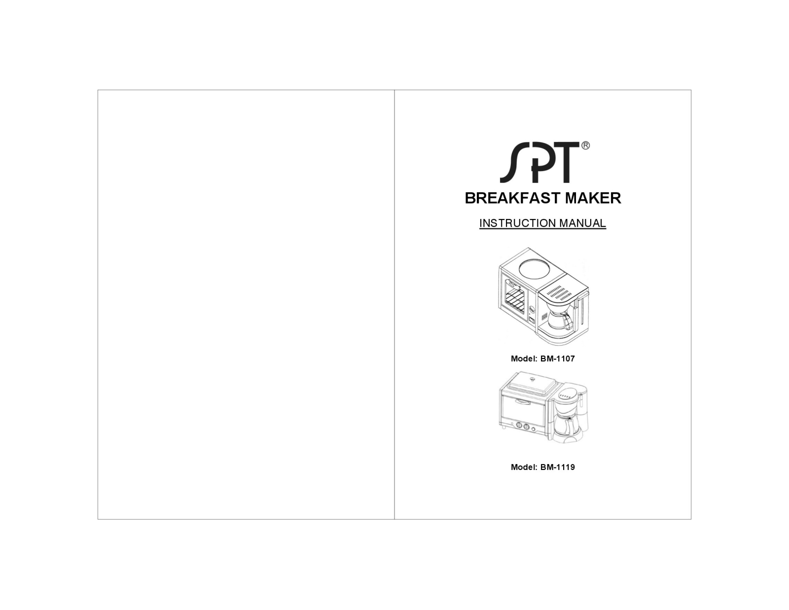 SPT BM-1107, BM-1119 User Manual