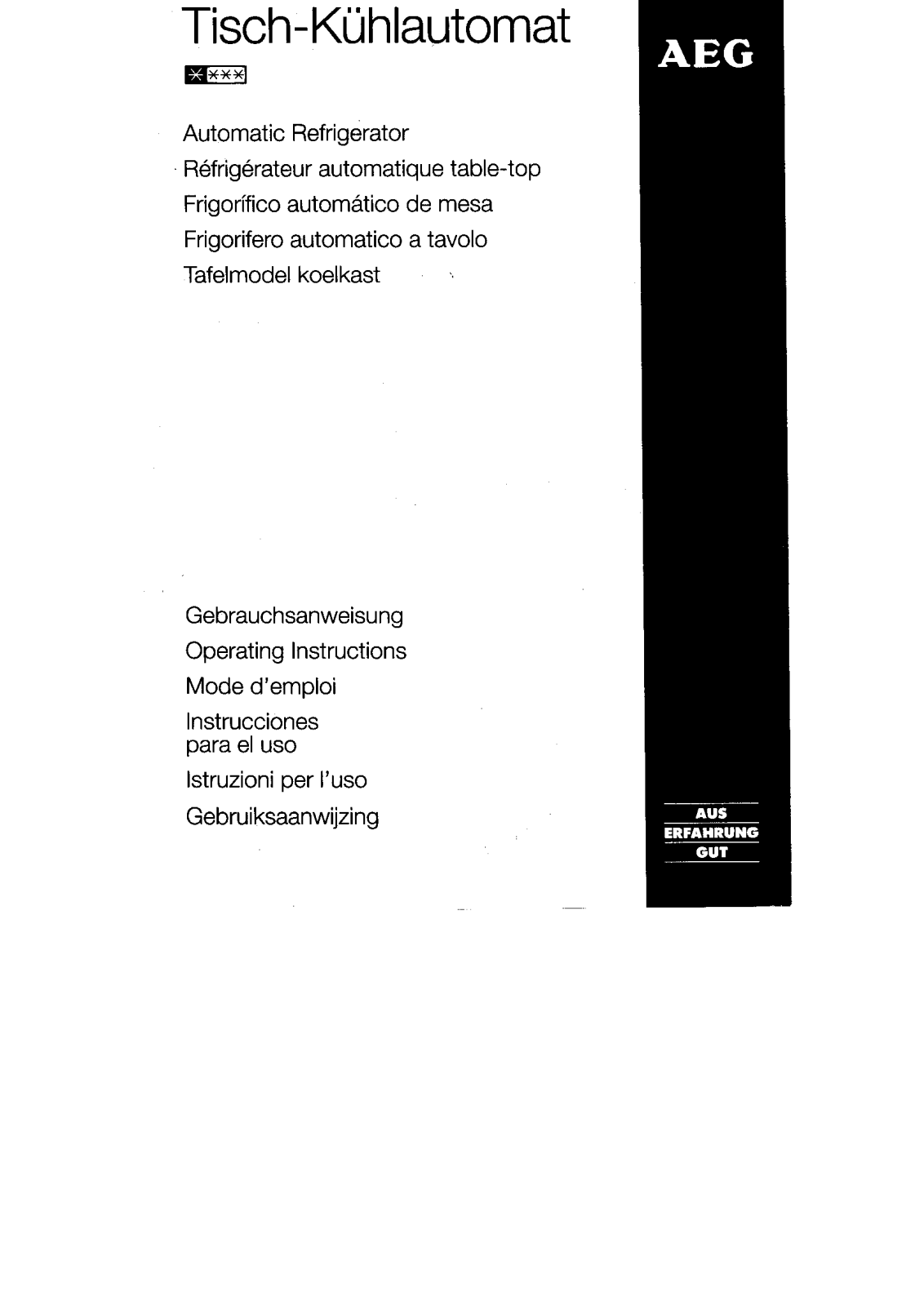 AEG-Electrolux S1449-4TK, S1444-4TK User Manual