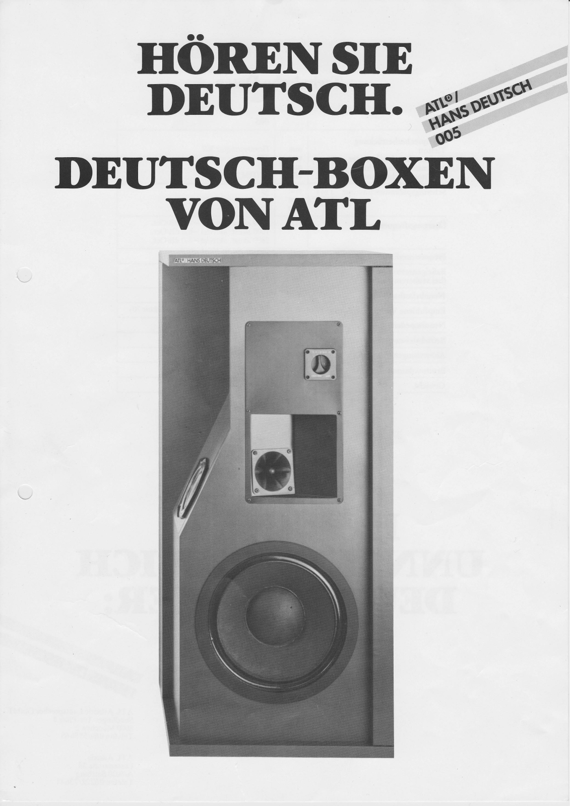 ATL 005 datasheet - ManualMachine.com