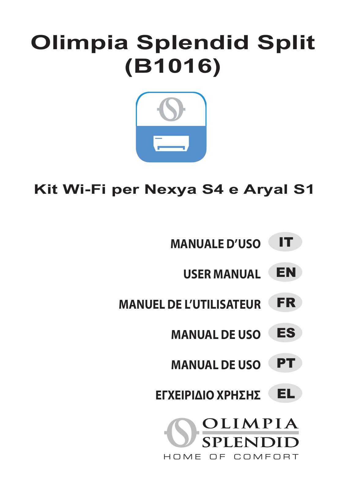 Olimpia splendid B1016 User Manual