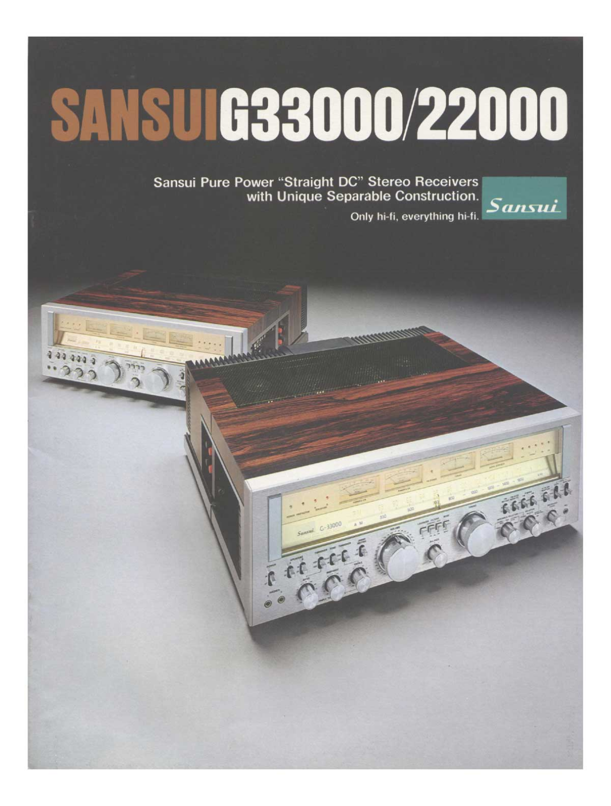 Sansui G-33000 Brochure