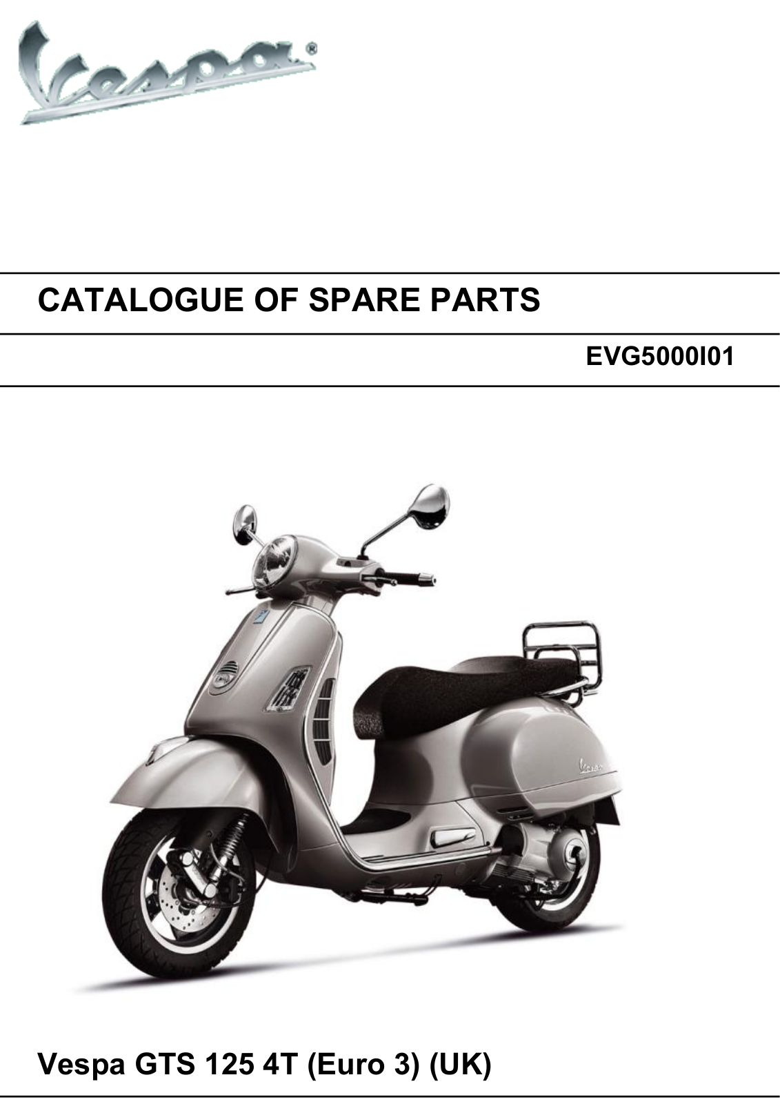 Vespa GTS125 Diagram