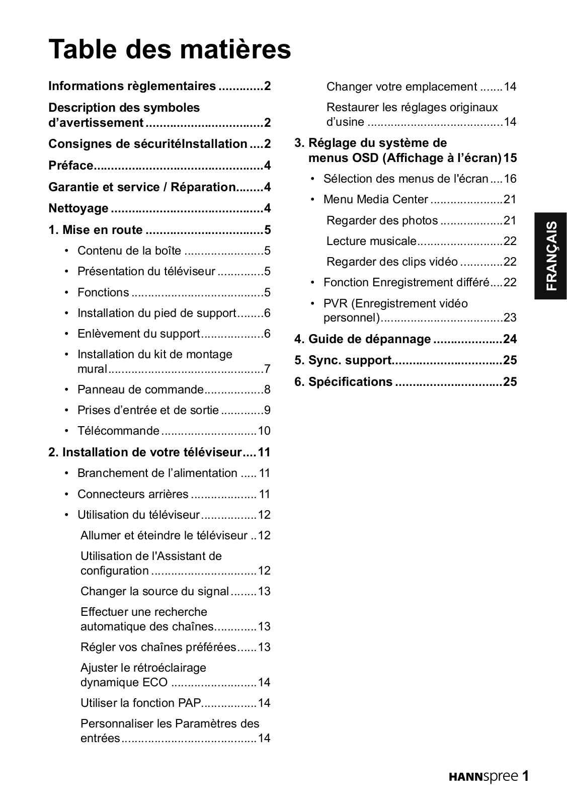 HANNSPREE AD32UMMB User Manual