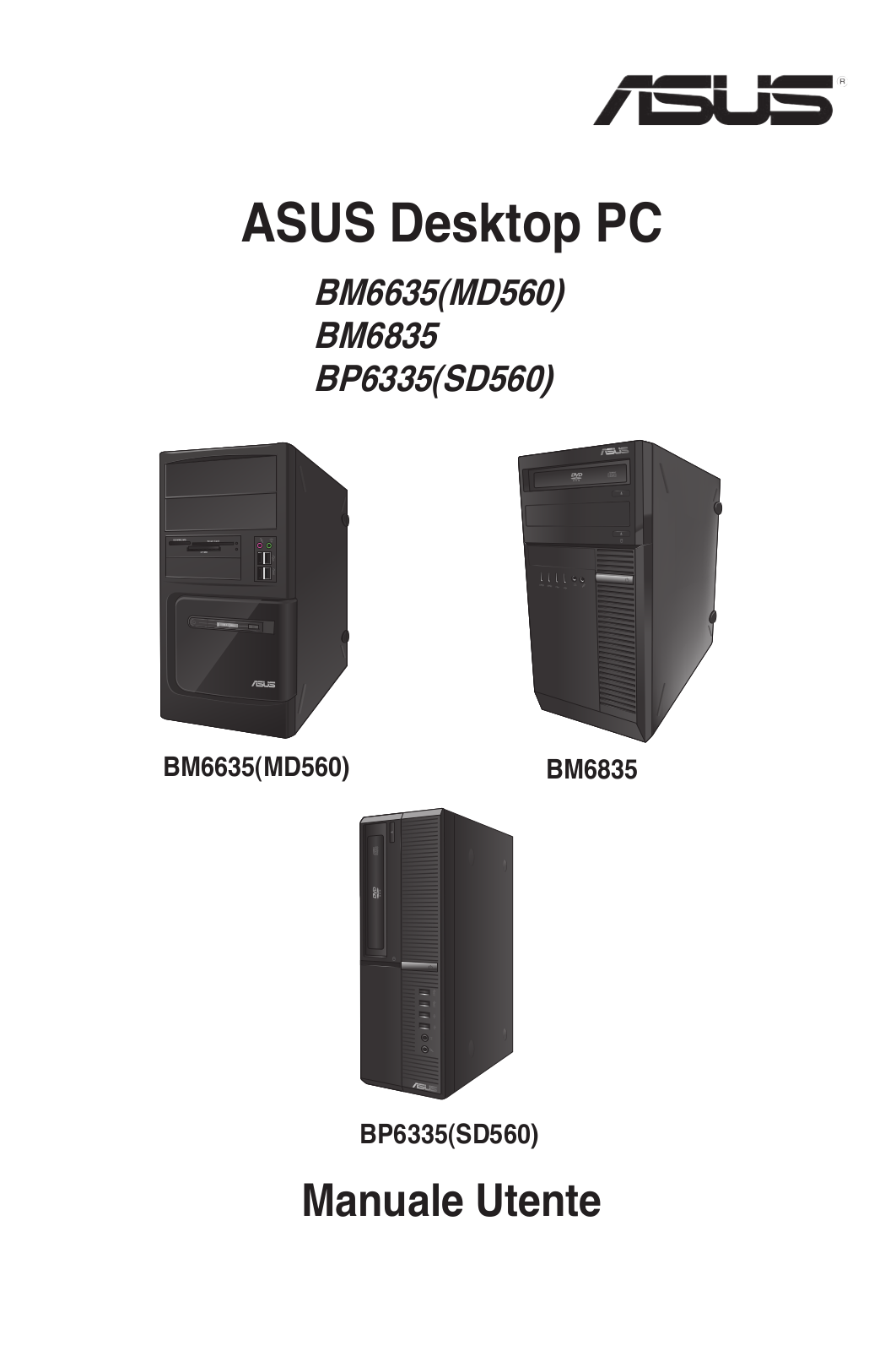 Asus BP6335, BM6635 User's Manual