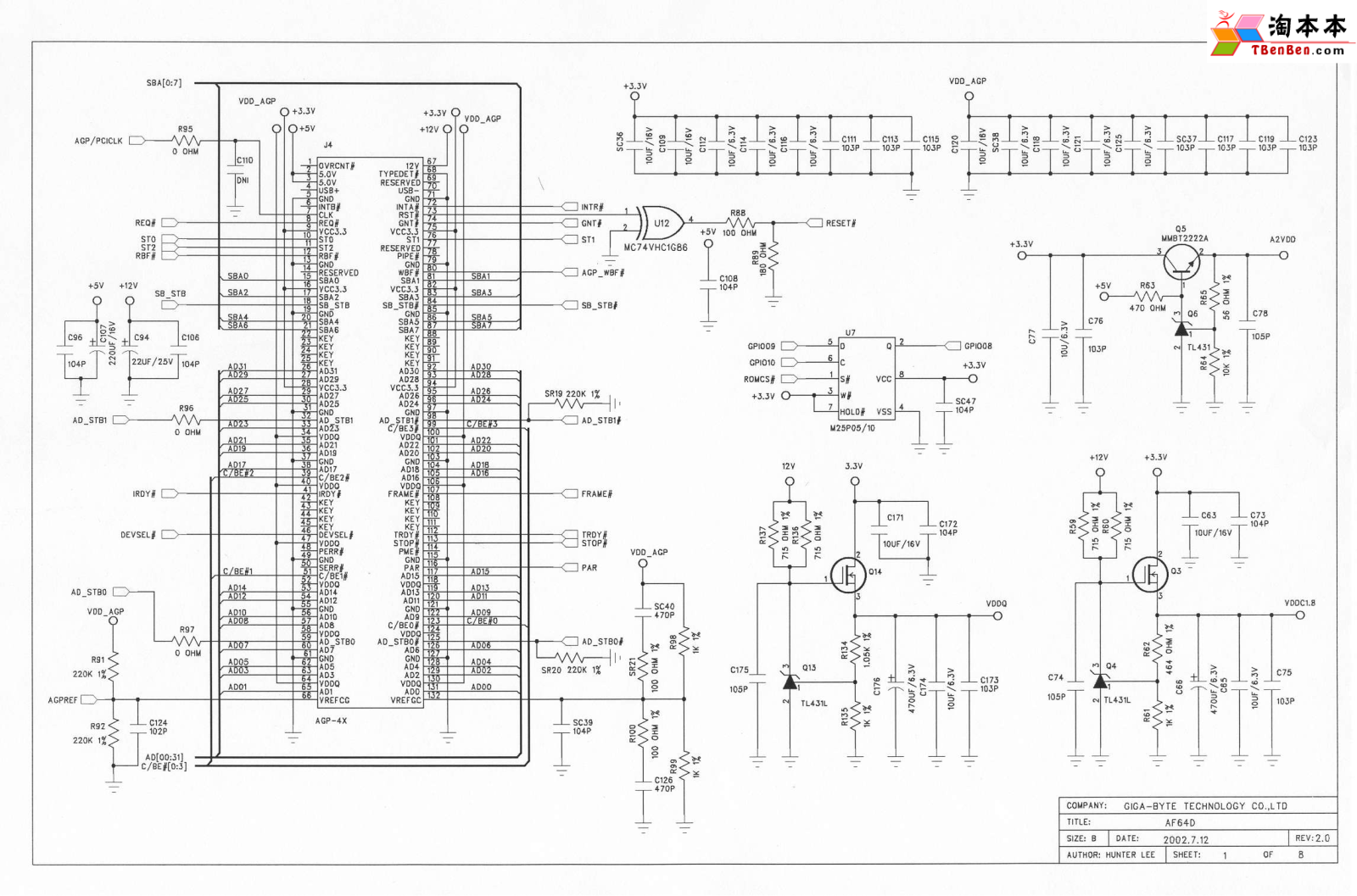 Gigabyte AF64D-FS Boardview REV.2.0