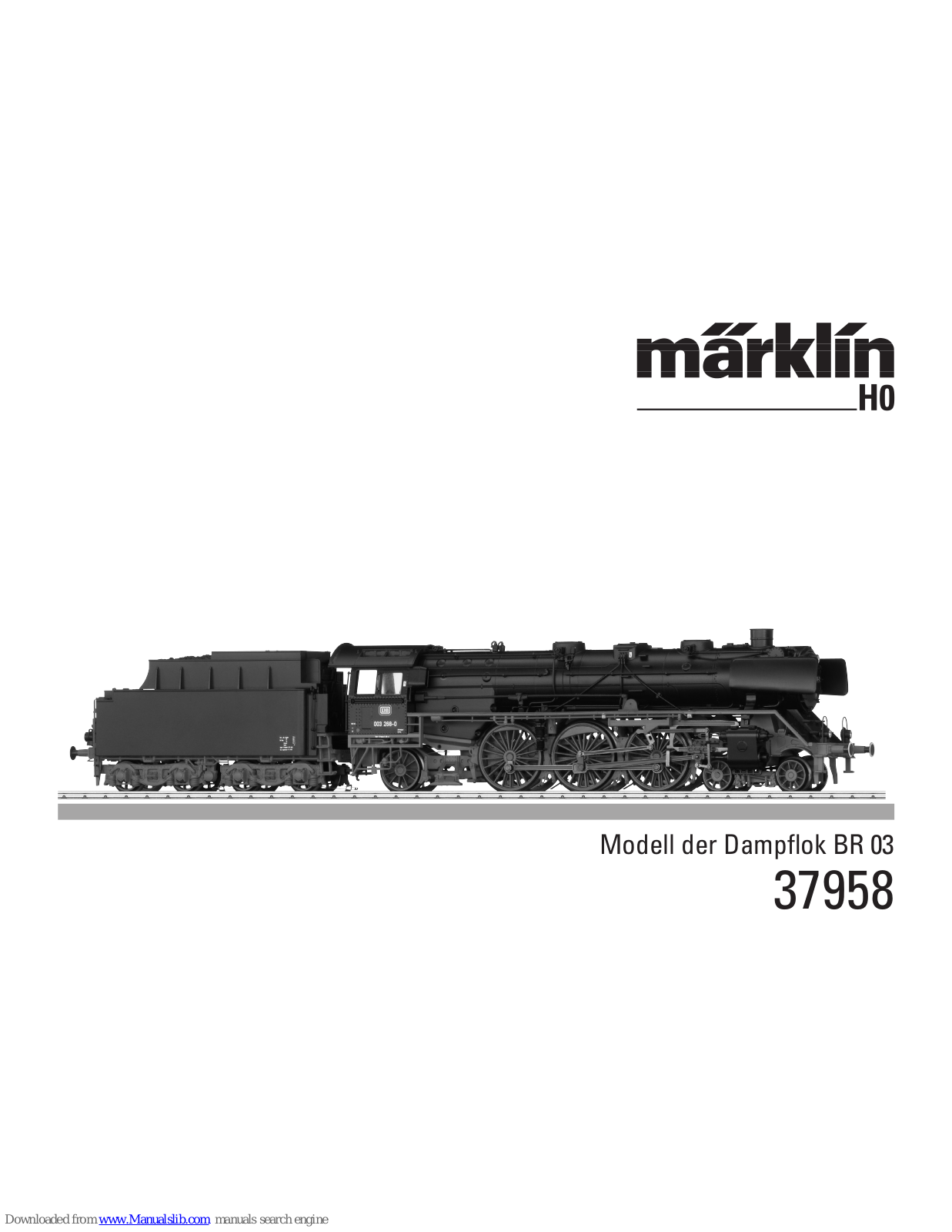 marklin 37958 User Manual - ManualMachine.com