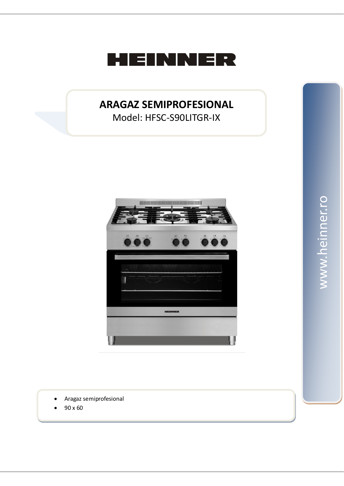 Heinner HFSC-S90LITGR-IX User guide - ManualMachine.com