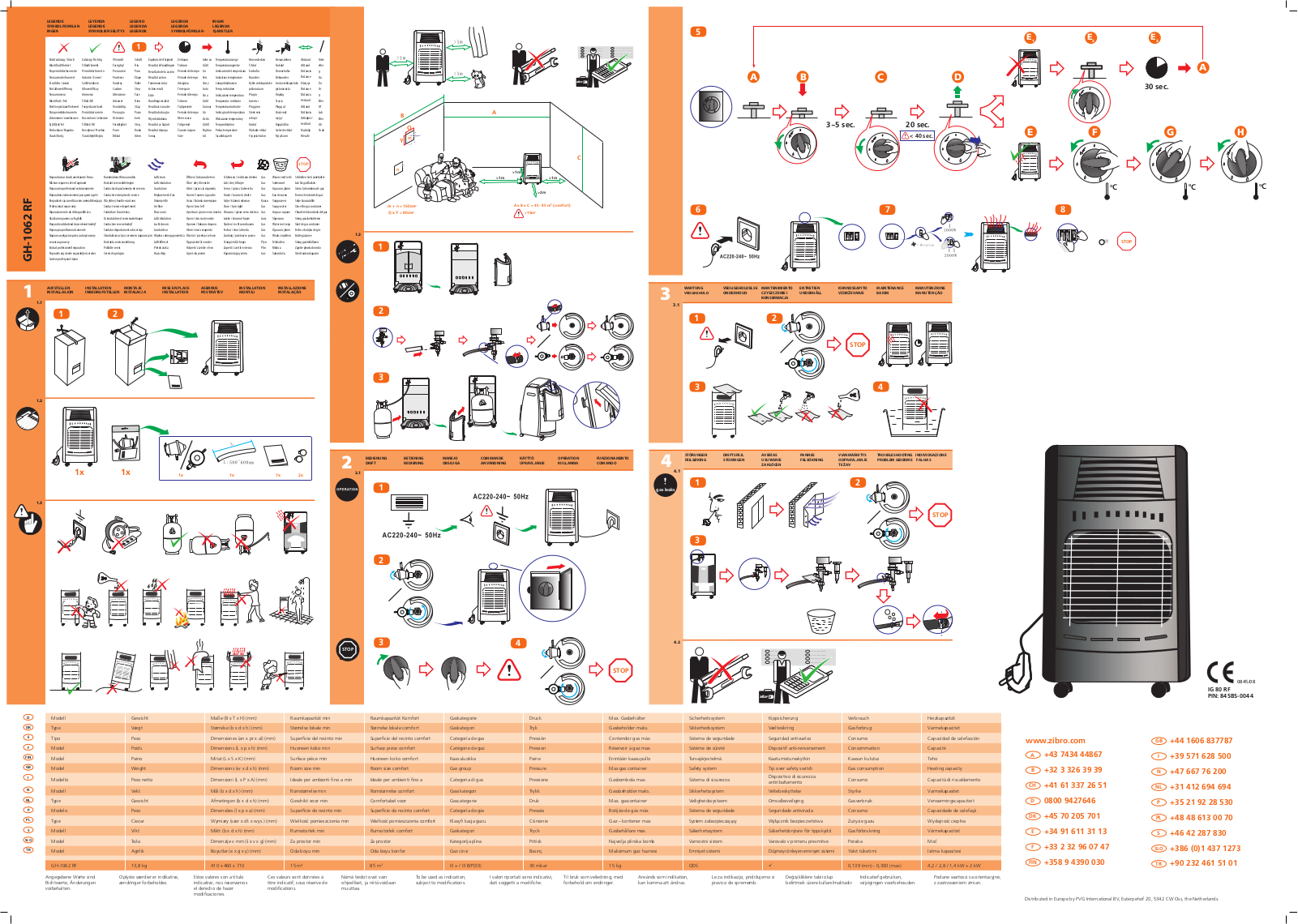 Zibro GH-1062R user manual