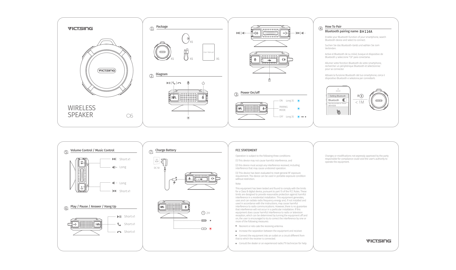 VTIN TECHNOLOGY BH114A User Manual