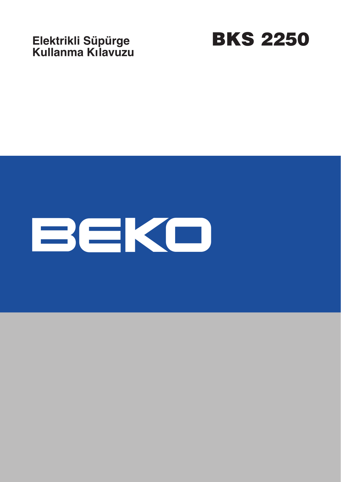 Beko BKS 2250 User Manual