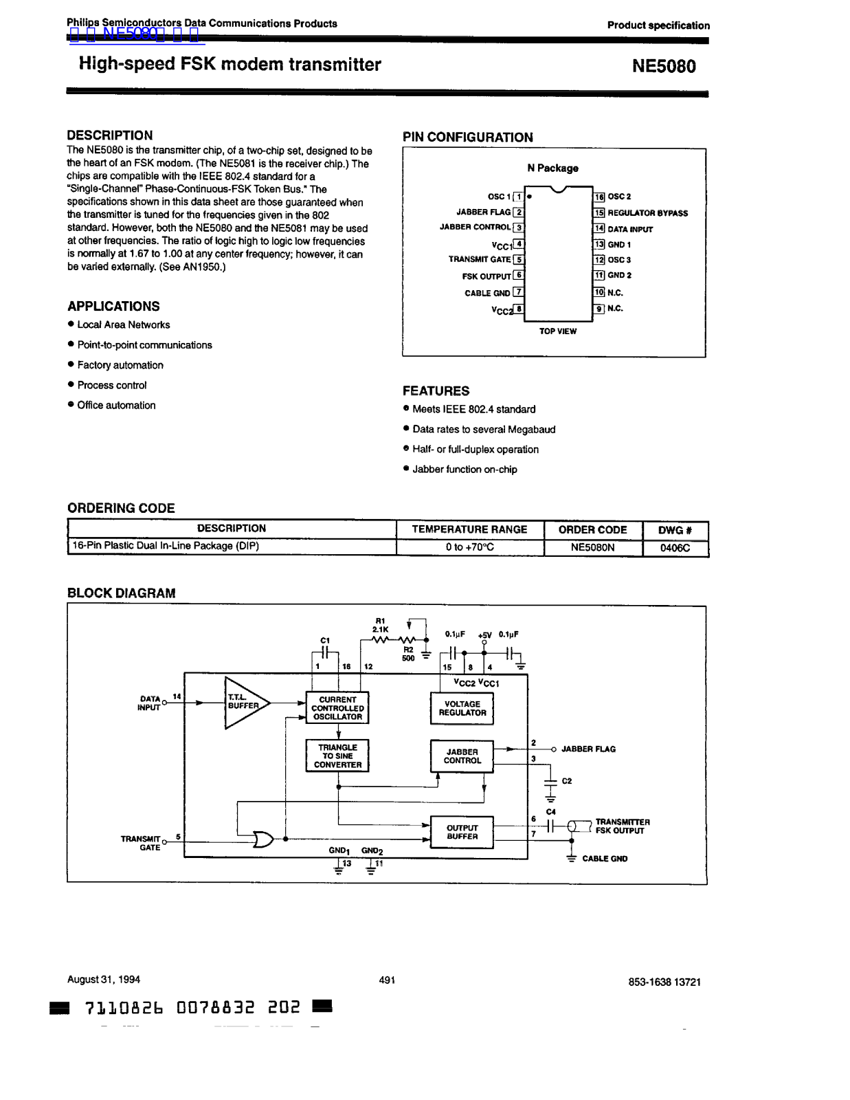 Philips NE5080 User Guide