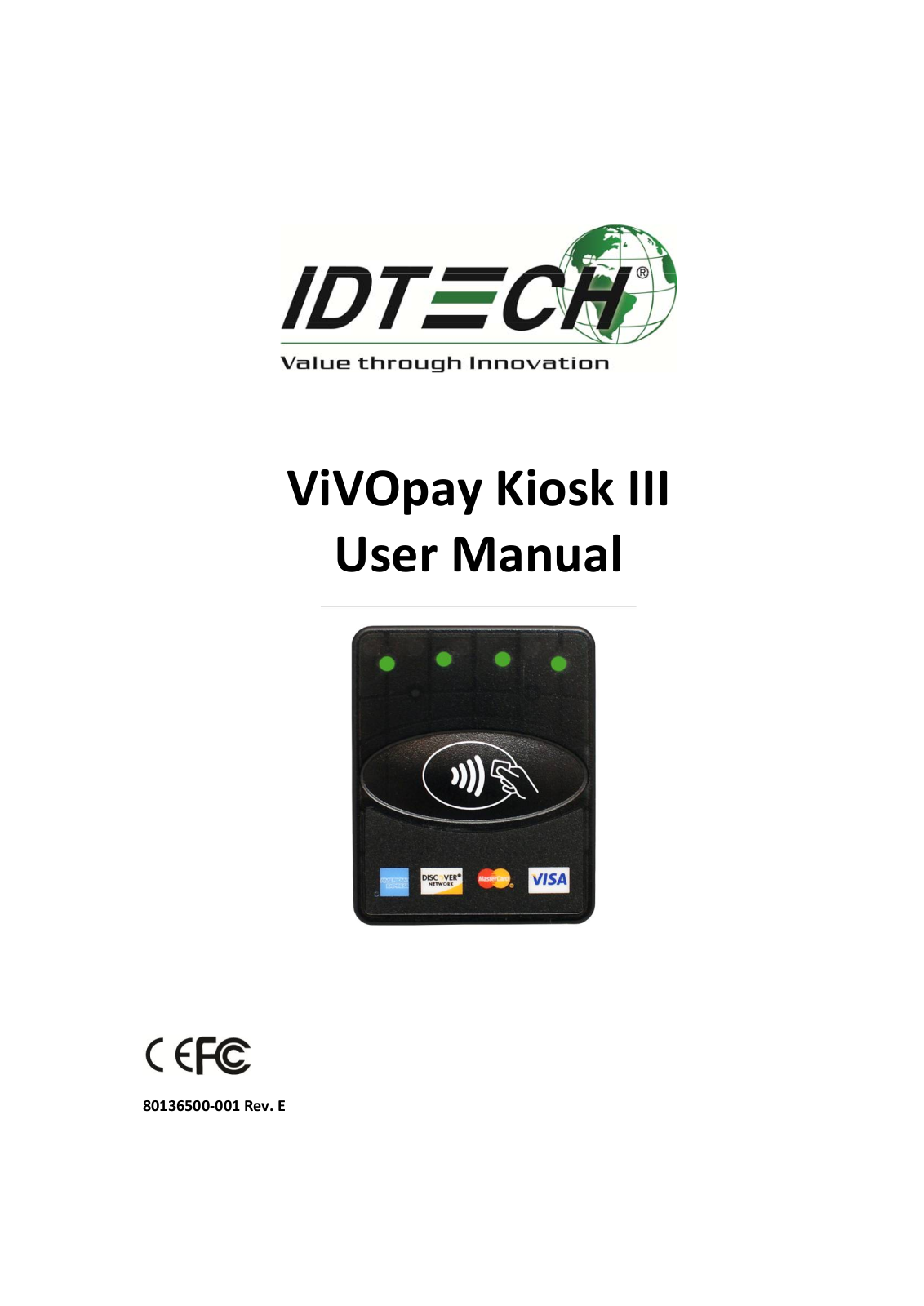 ID TECH KIOSKIIIB User Manual