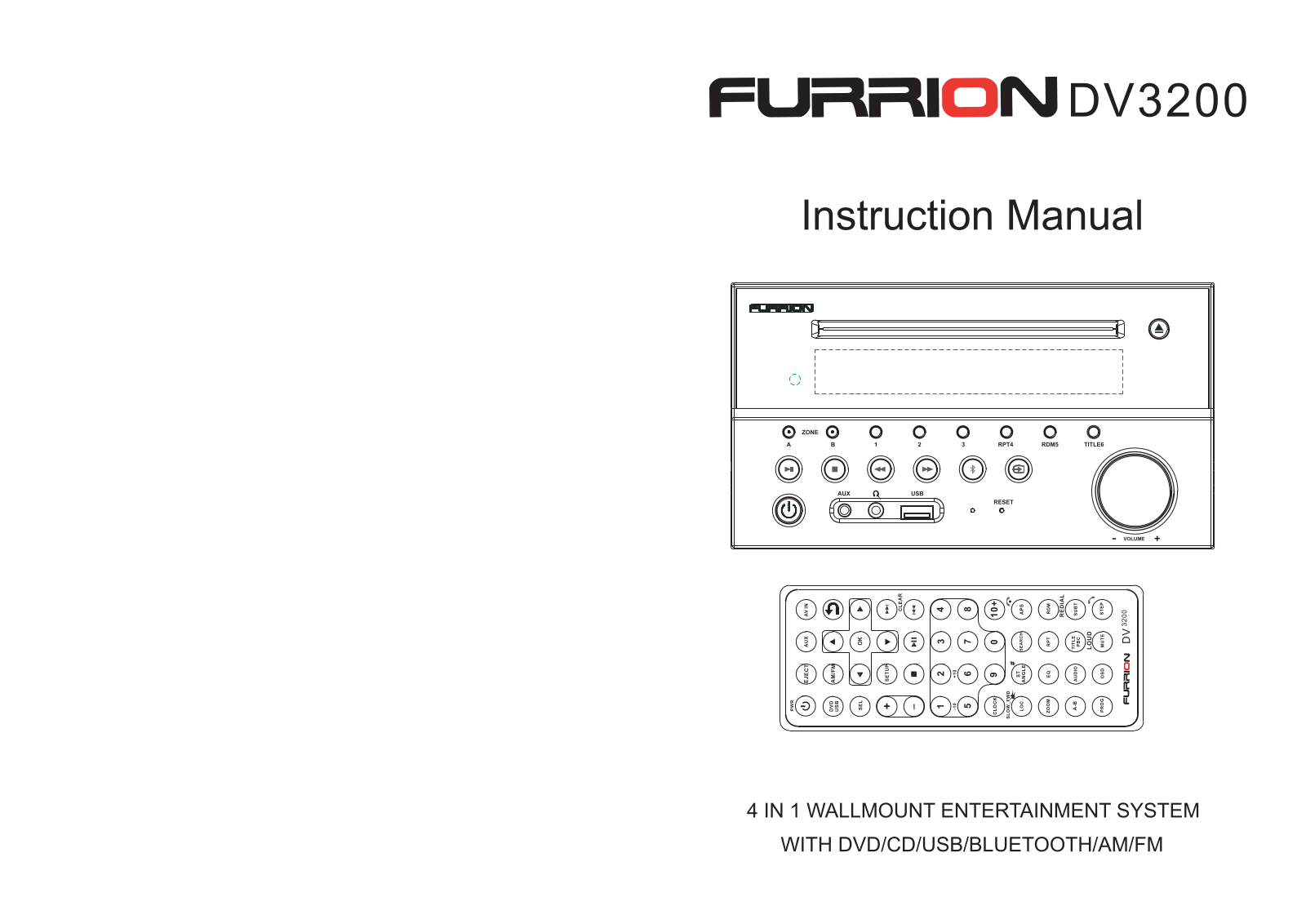 Furrion DV3200 User Manual
