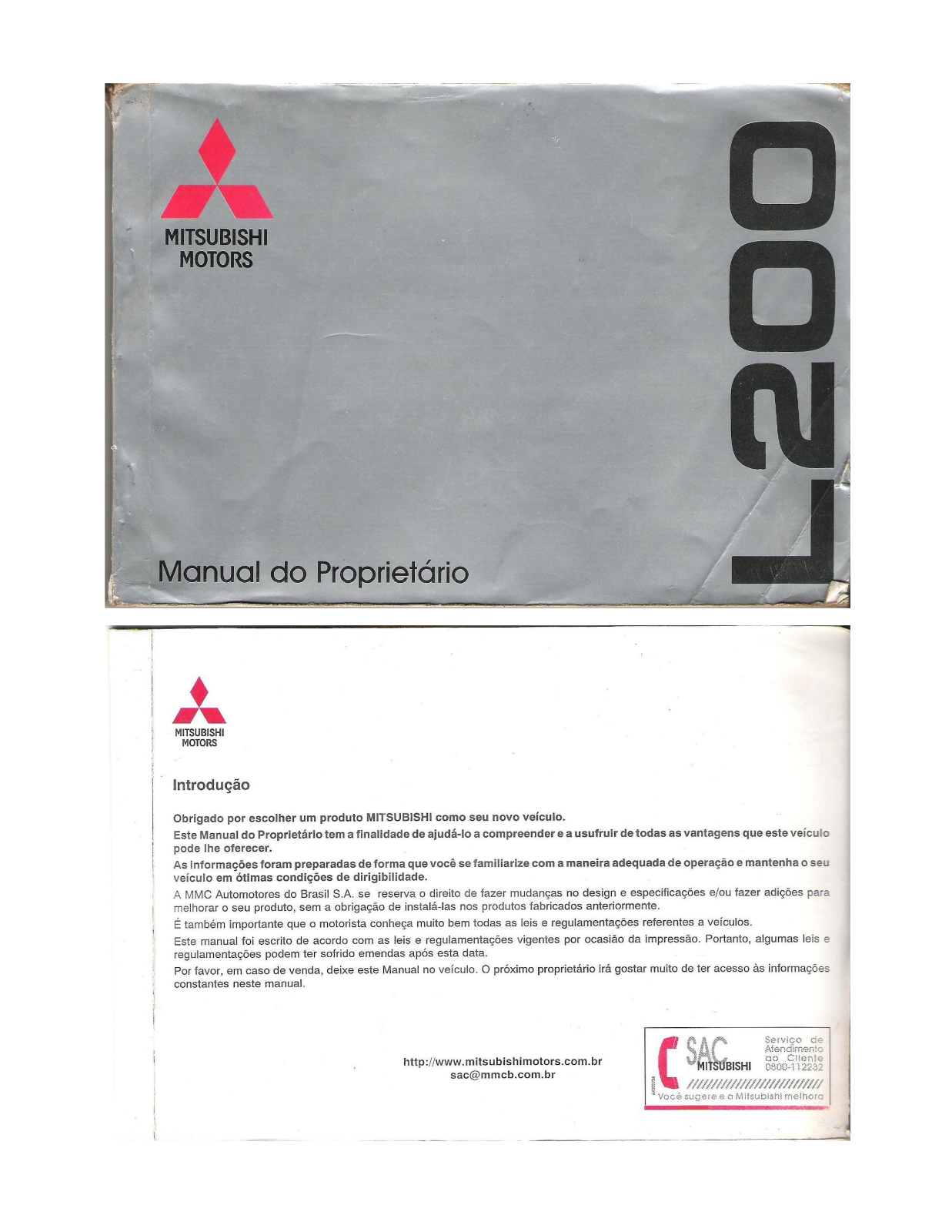 Mitsubishi L200 User Manual