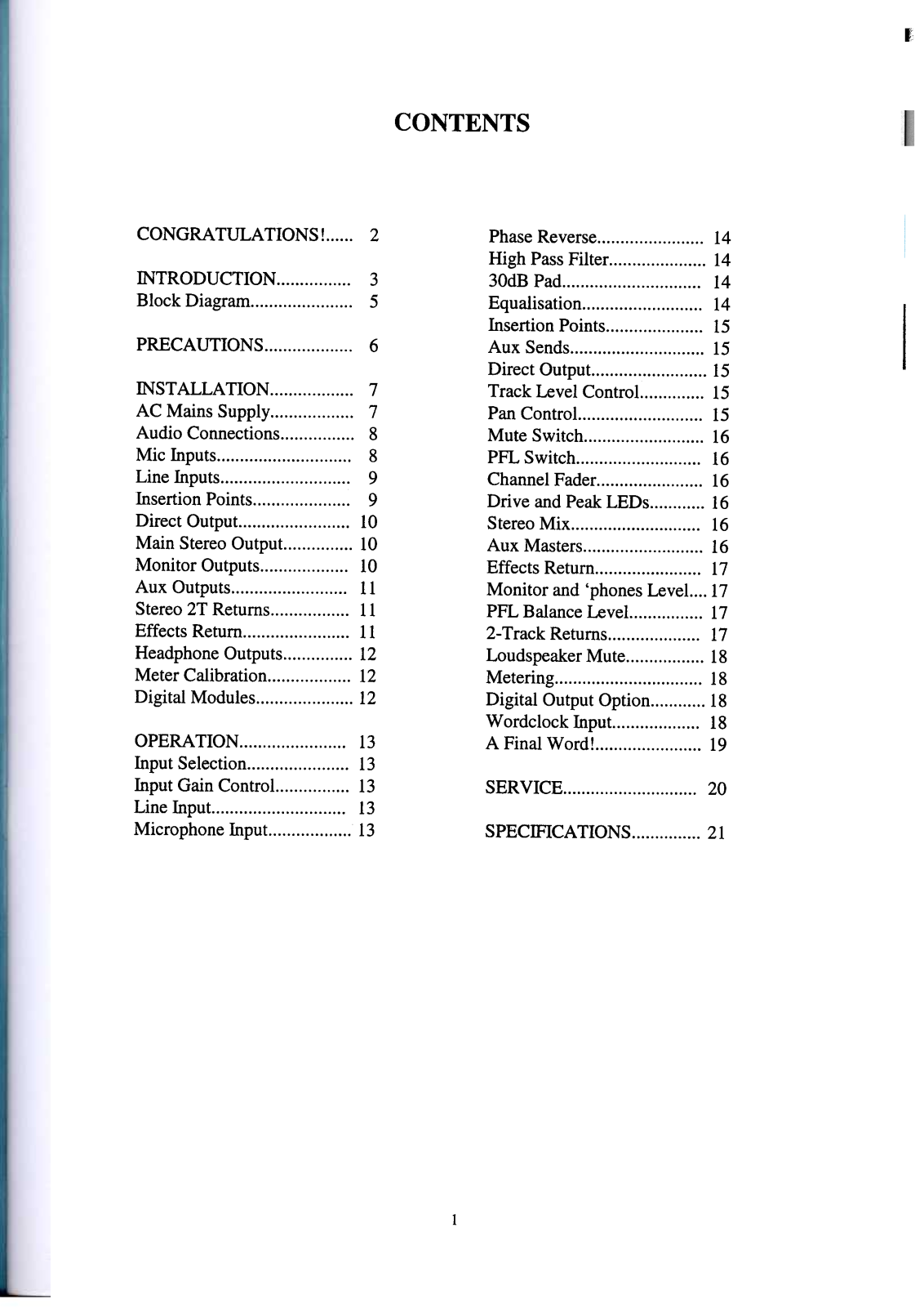 Tl audio M1 User Manual - ManualMachine.com