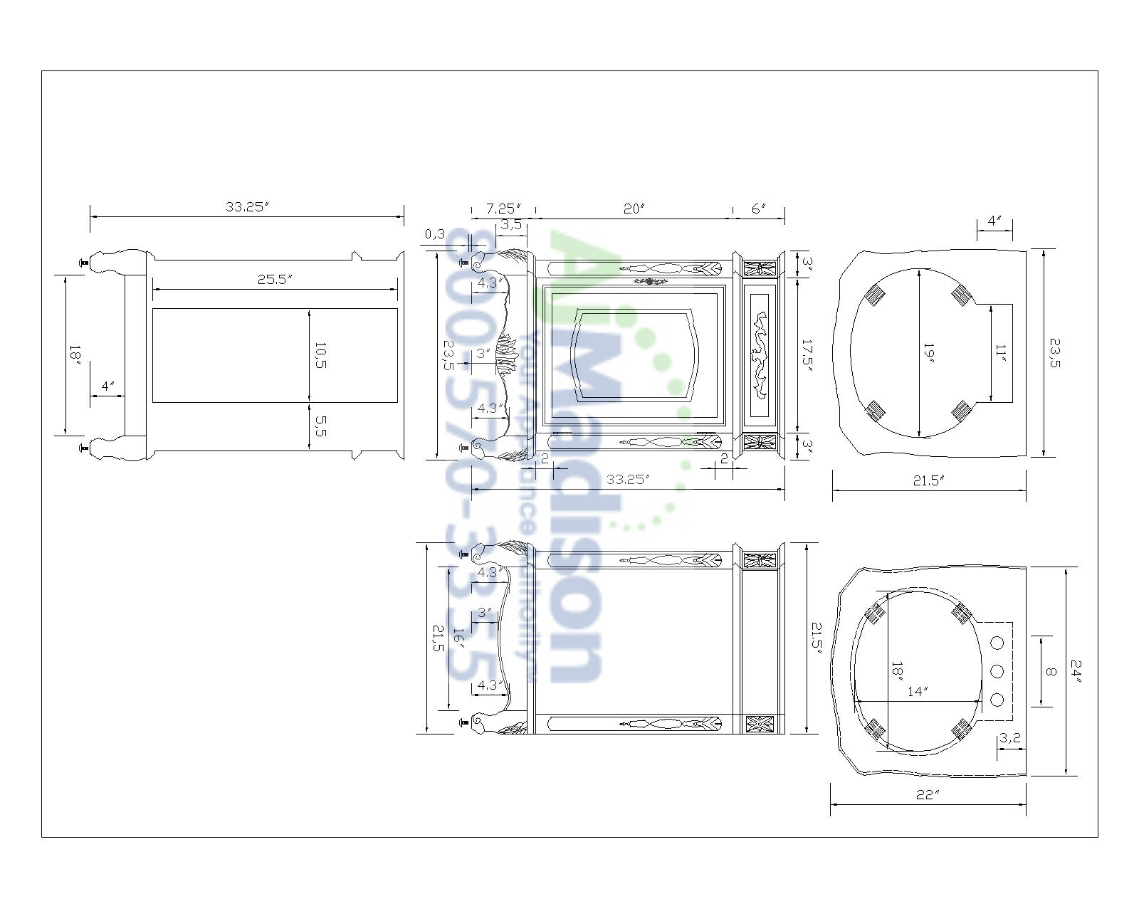 Empire Industries VE24AW Specs