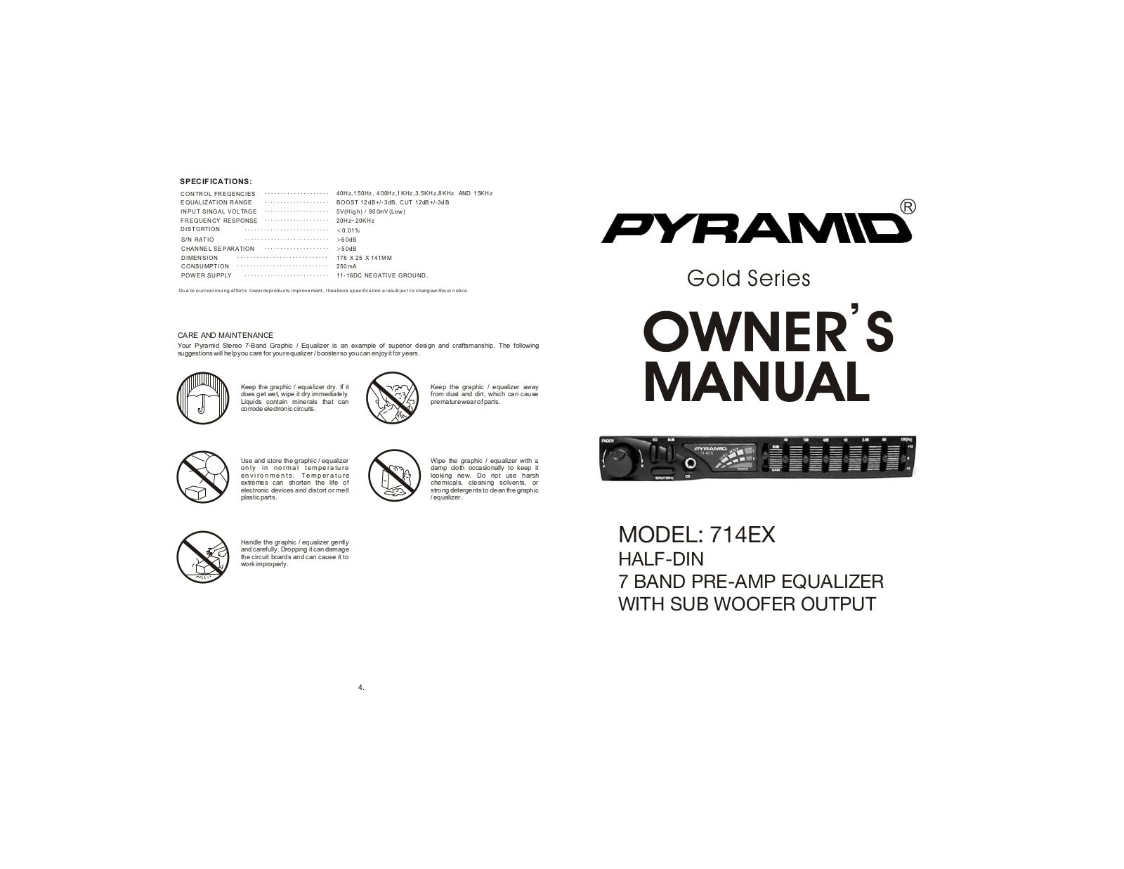 Pyramid Technologies 714EX User Manual