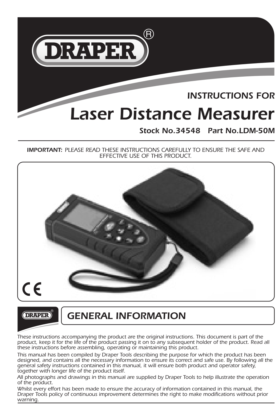 Draper 34548 User guide - ManualMachine.com