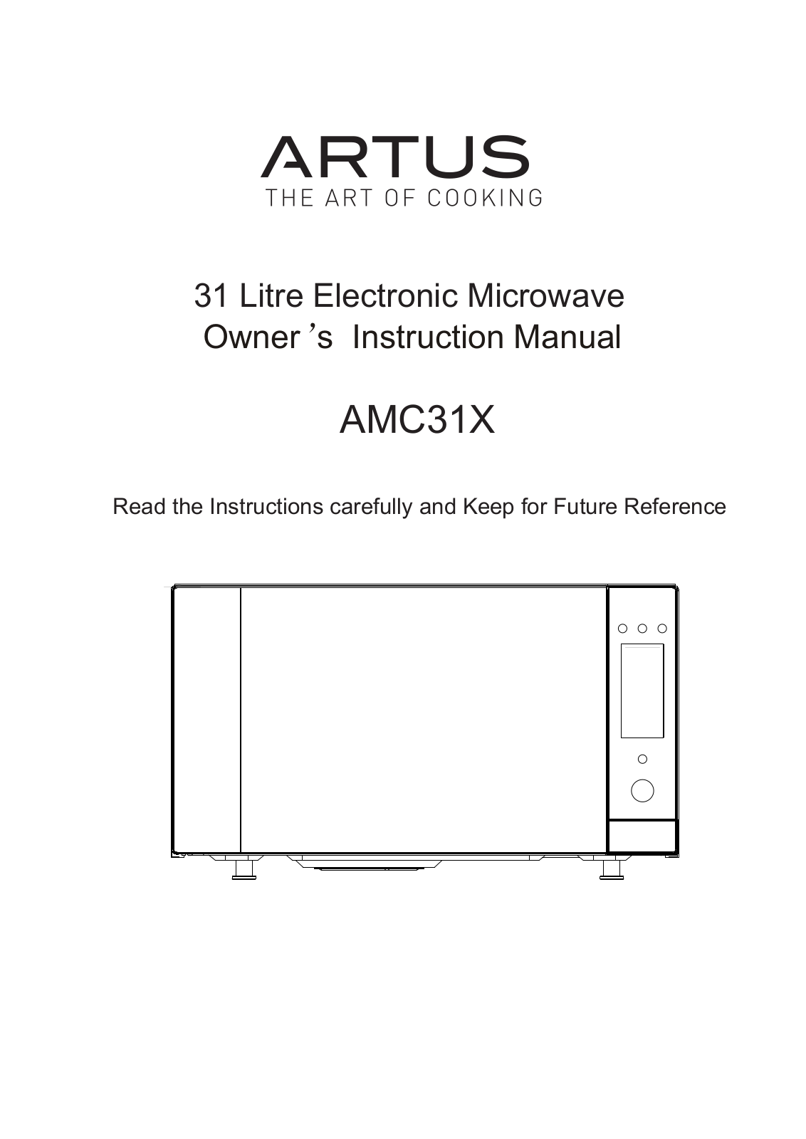 Artusi AMCO31X Specifications Sheet