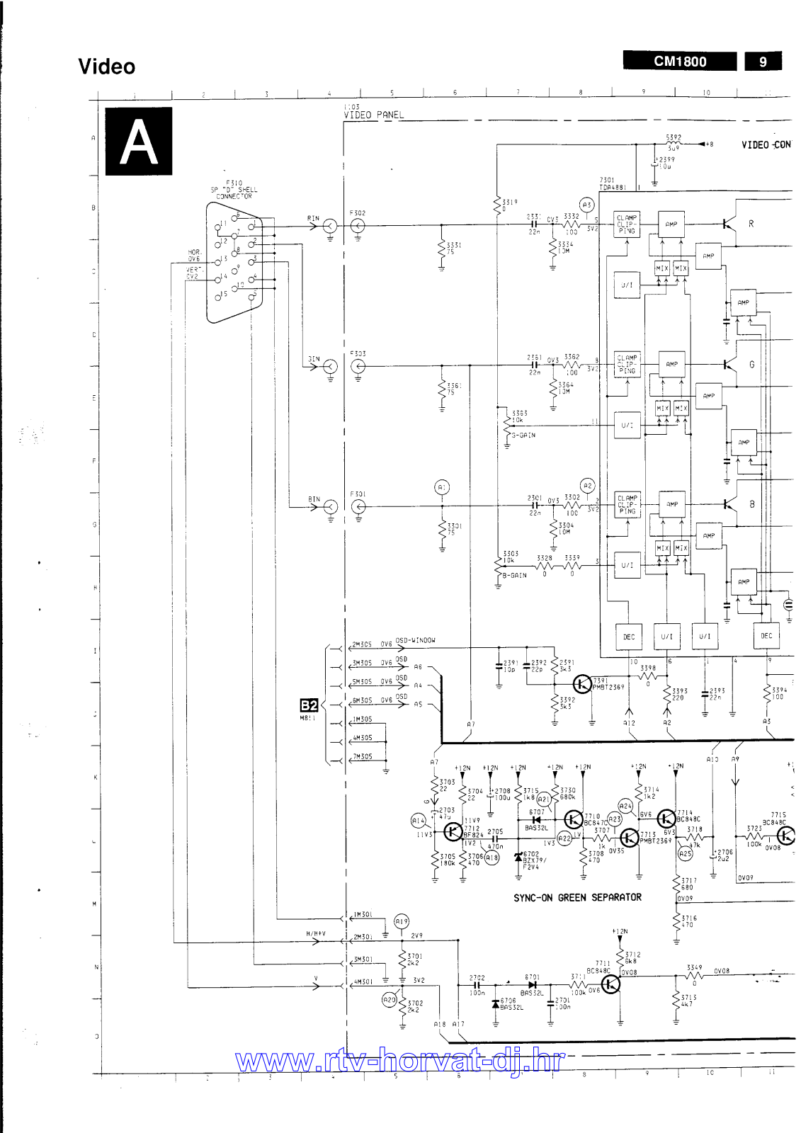 Philips CM1800 Schema