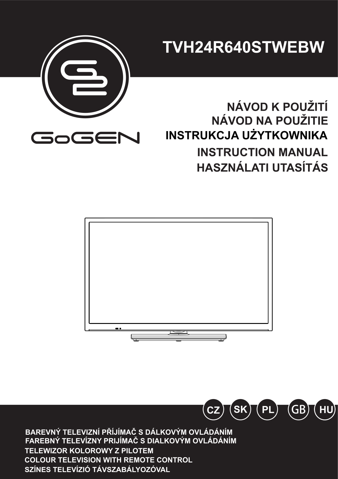 GoGEN TVH 24R640 STWEBW User Manual