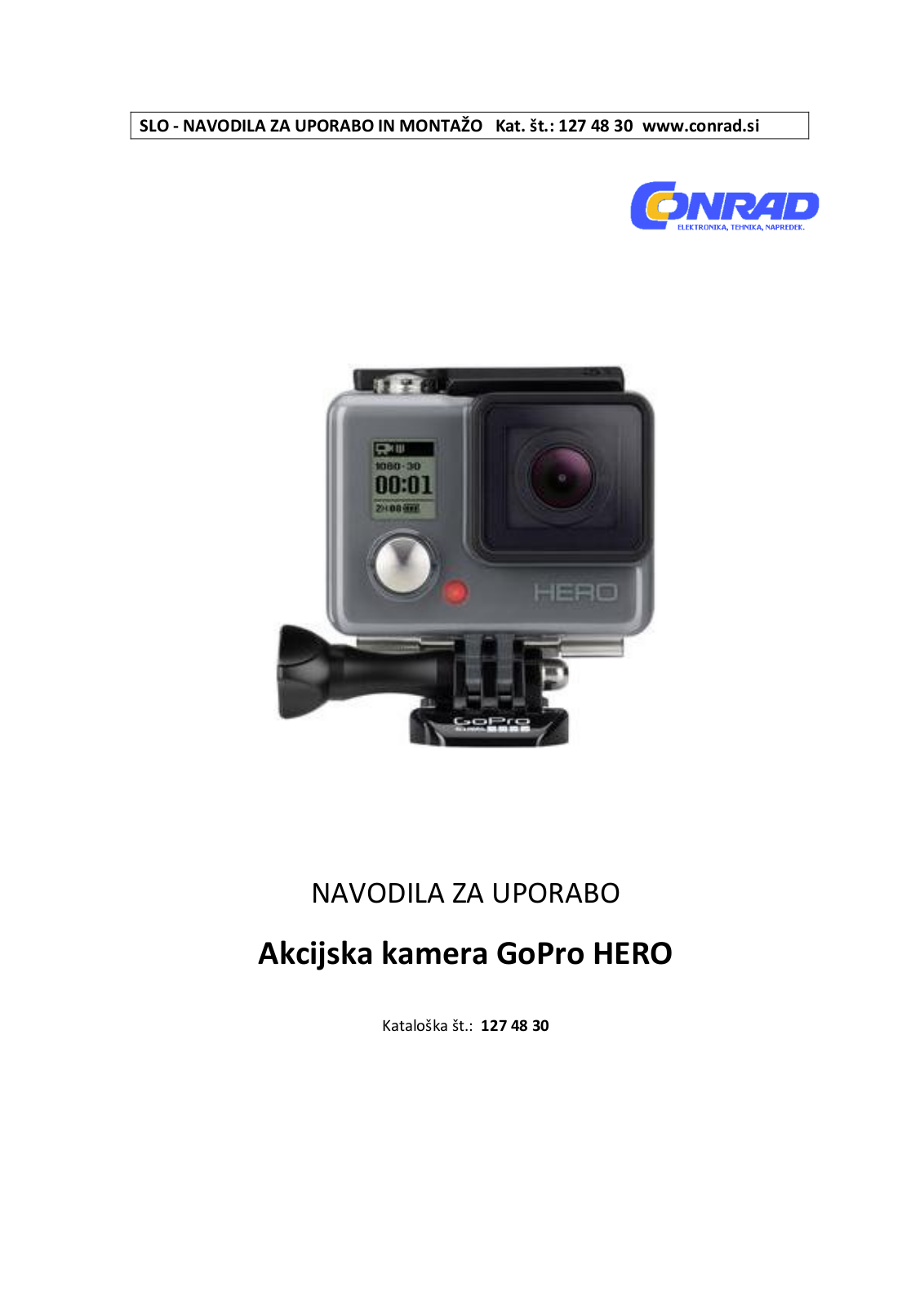 GoPro HERO User guide