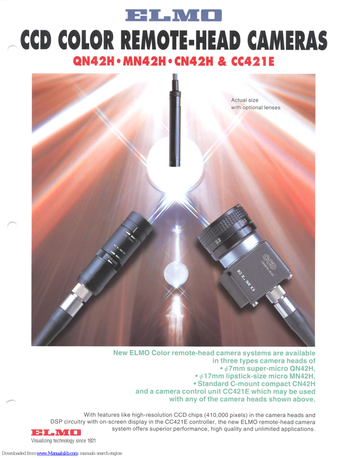 Elmo QN42H, MN42H, CN42H, CC421E Brochure & Specs