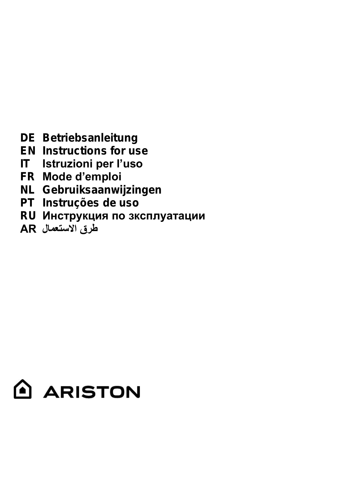 ARISTON SL 19.1P IX User Manual