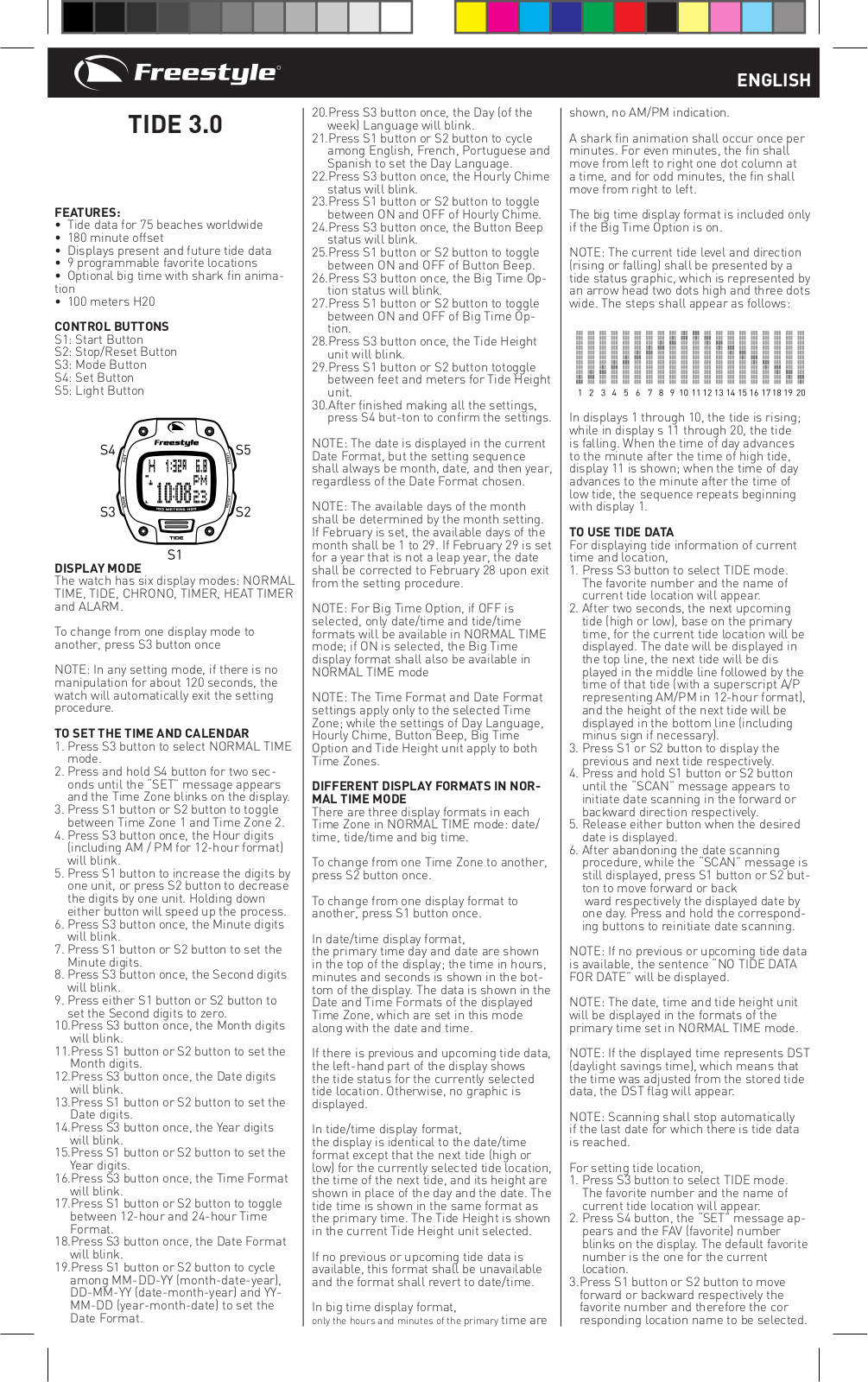 Freestyle TIDE 3.0 User Manual