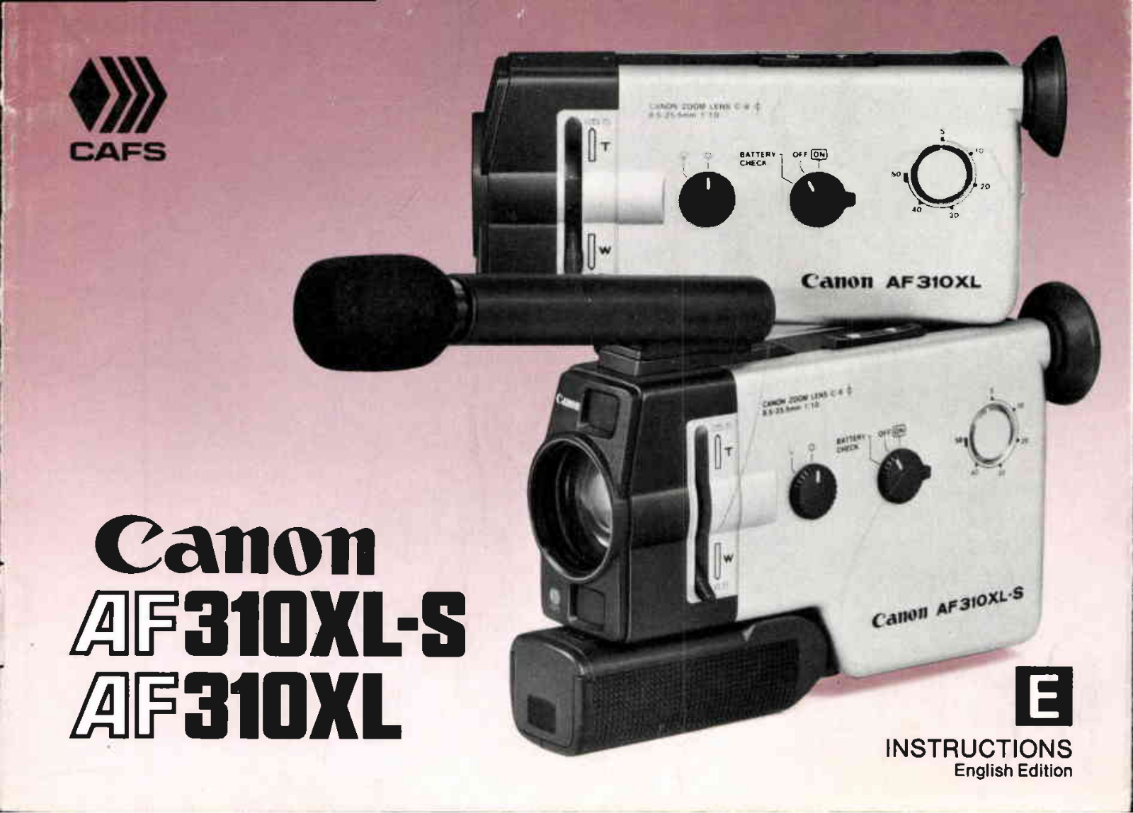 Canon AF310XL, AF310XL-S User Manual