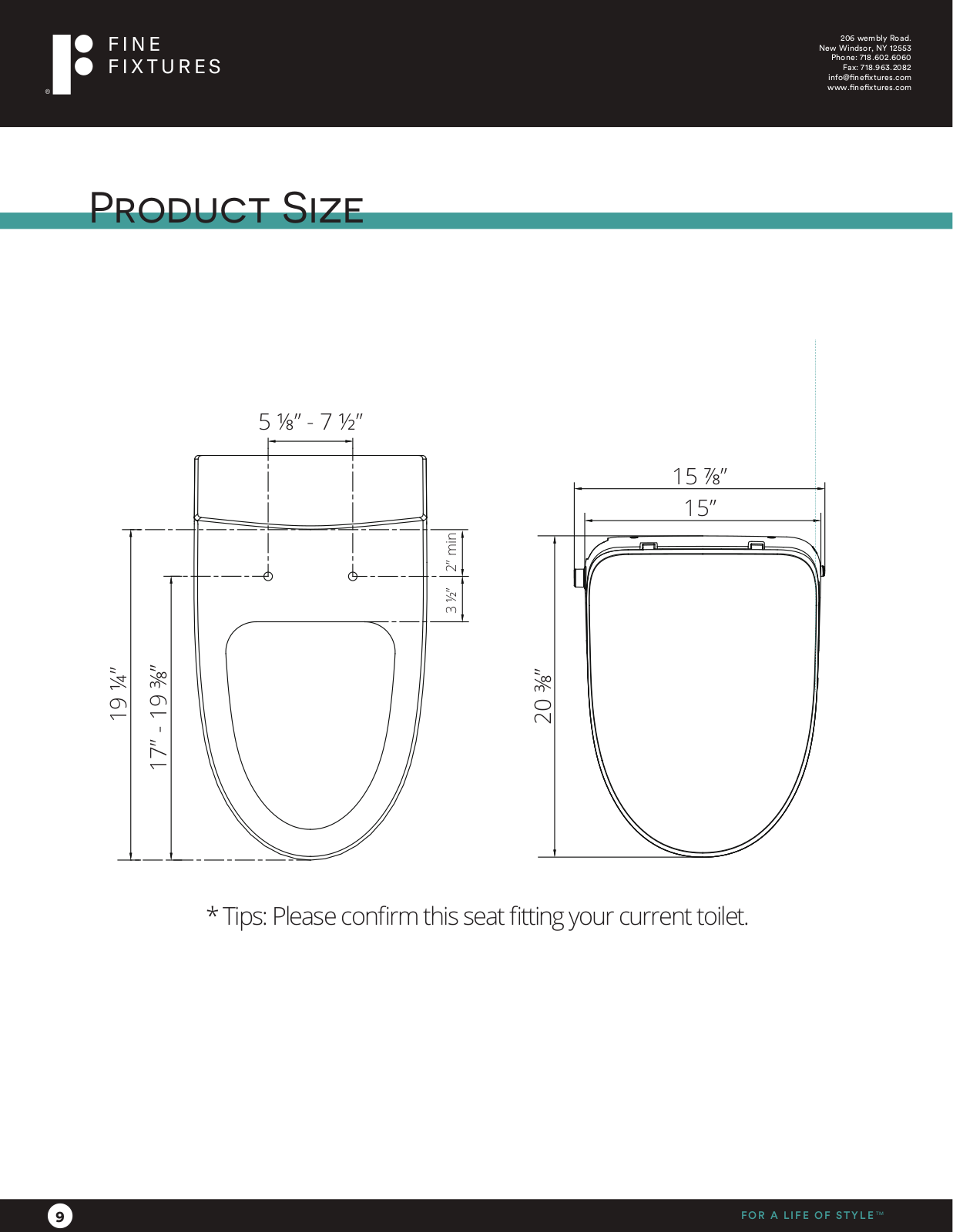 Fine Fixtures EAFK1243 Specifications - ManualMachine.com