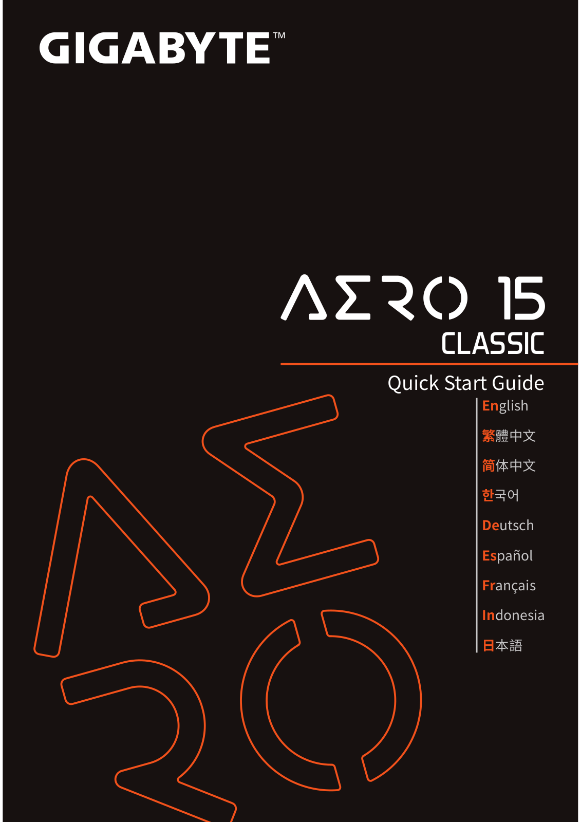 Gigabyte AERO 15 Classic Notebook User Manual