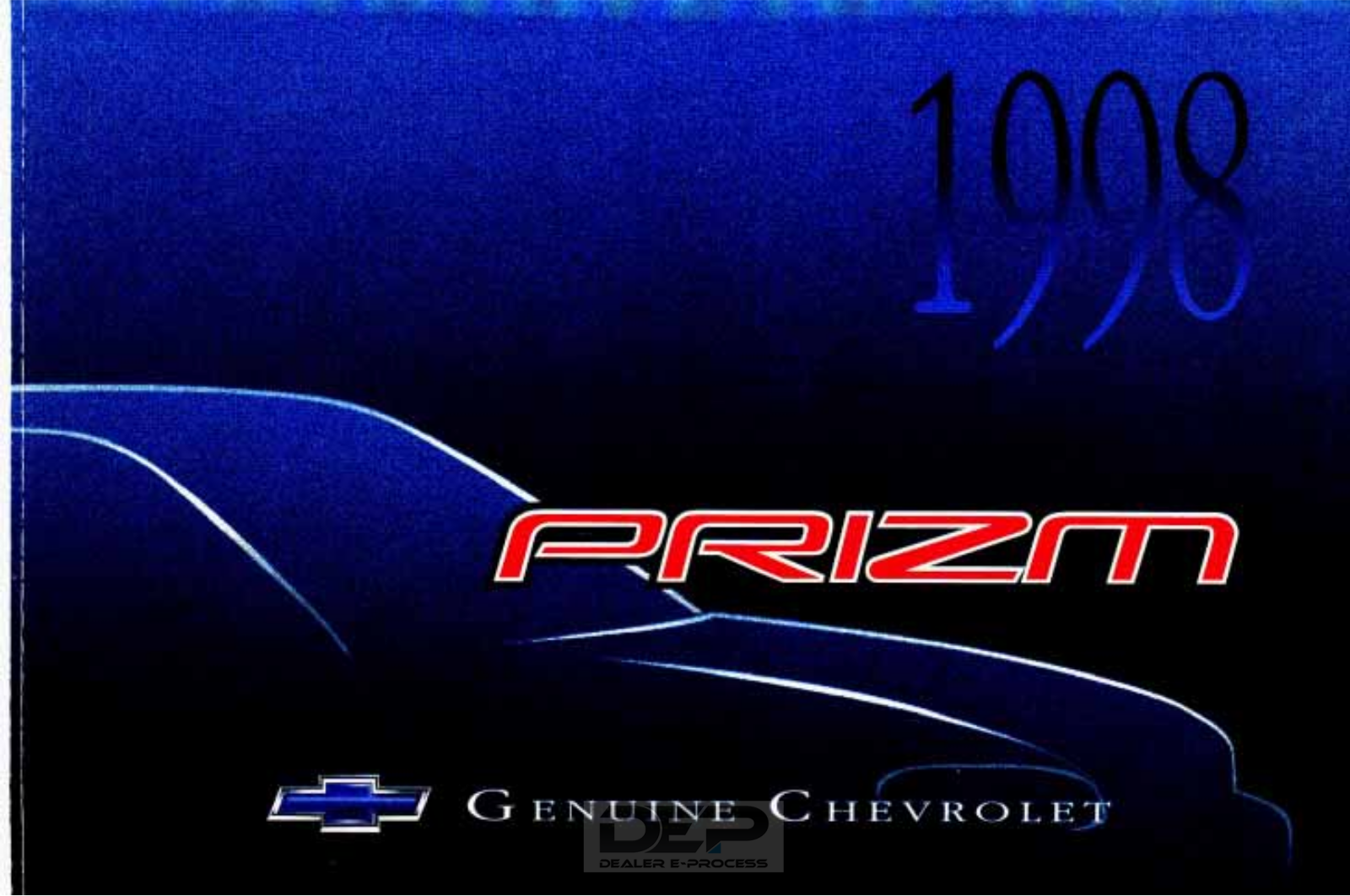 Chevrolet Prizm 1998 Owner's Manual