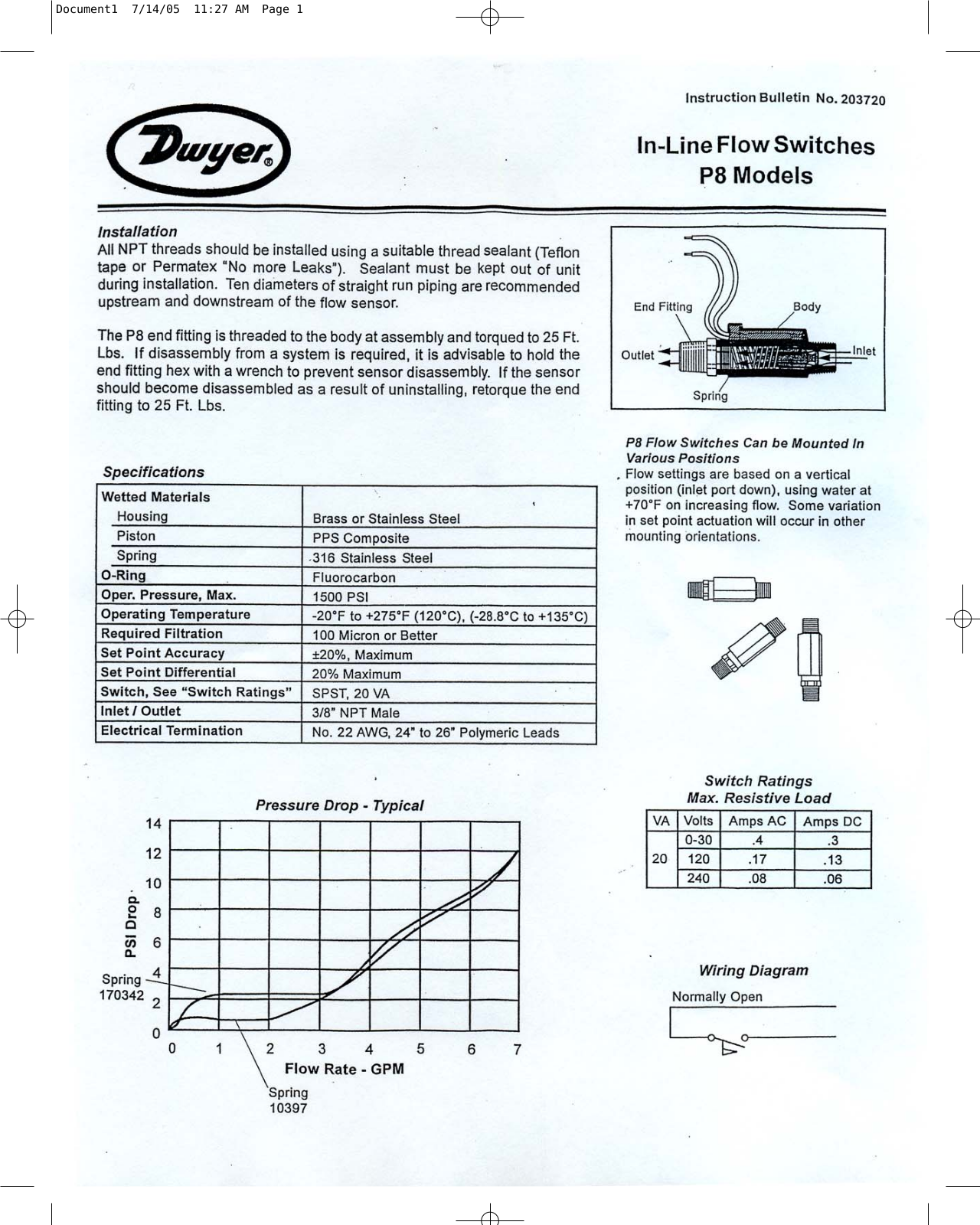 Dwyer P8 User guide - ManualMachine.com