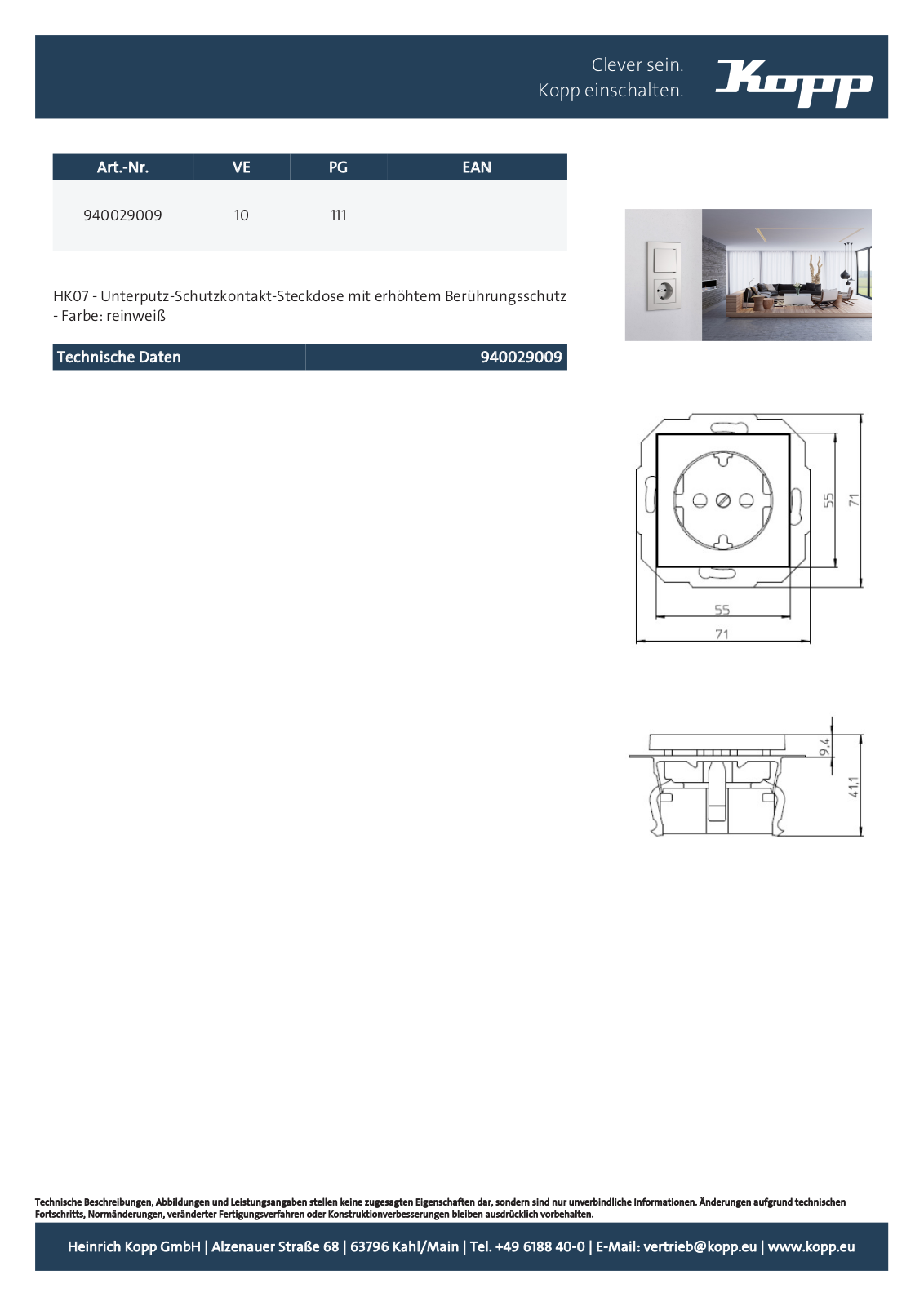 Kopp 940029009 User Manual