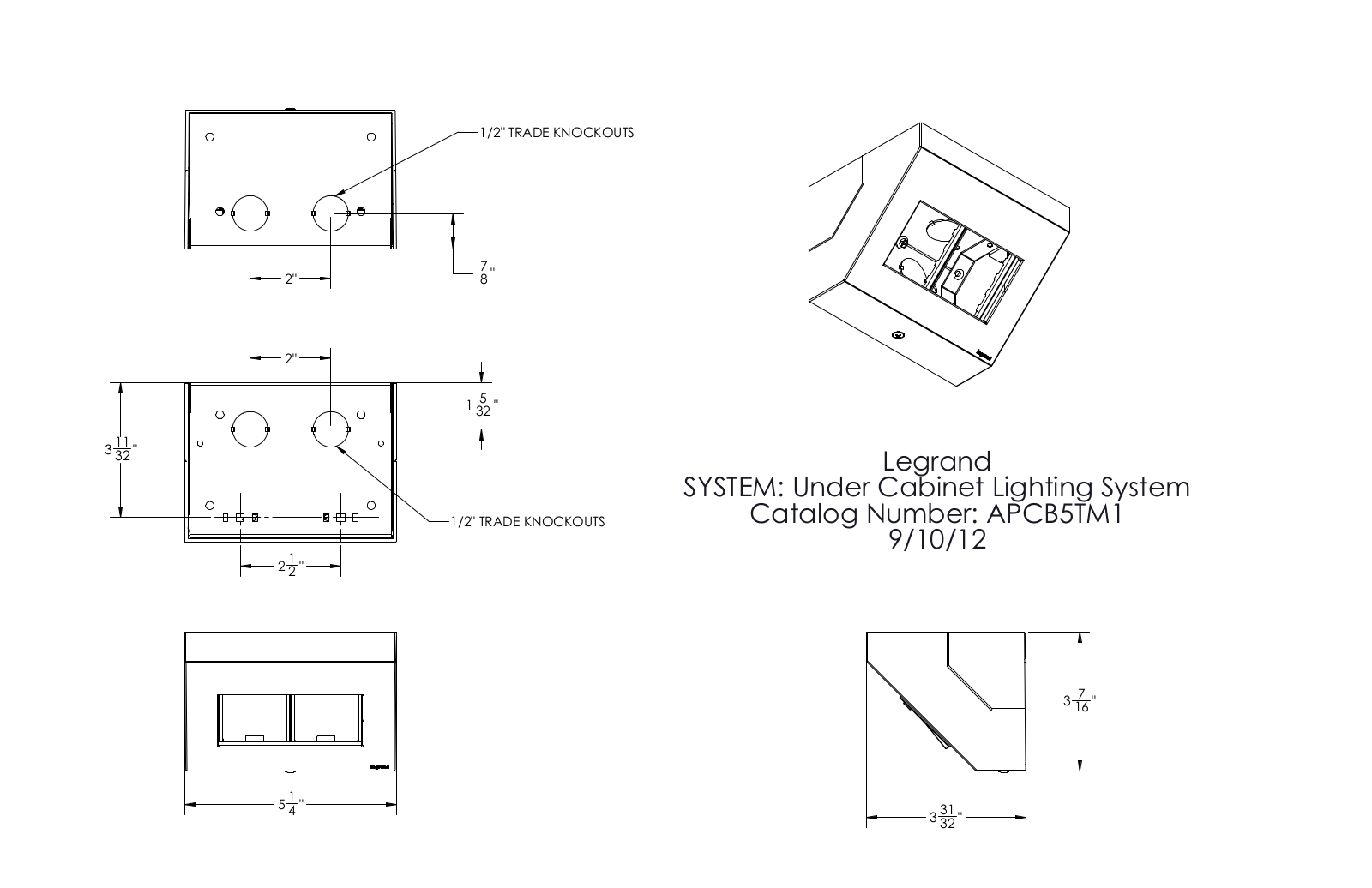 Legrand LEE1991 Dimensions - ManualMachine.com