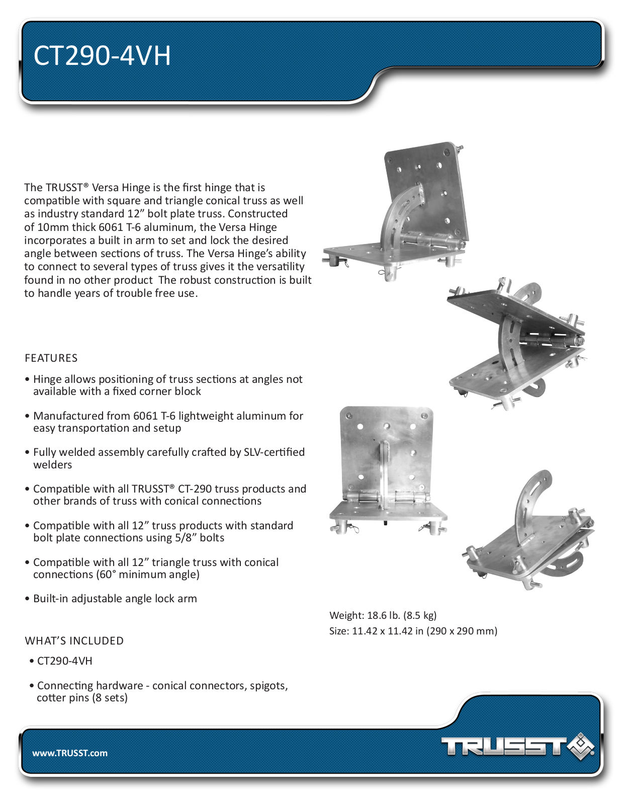 Trusst CT290-4VH User Manual