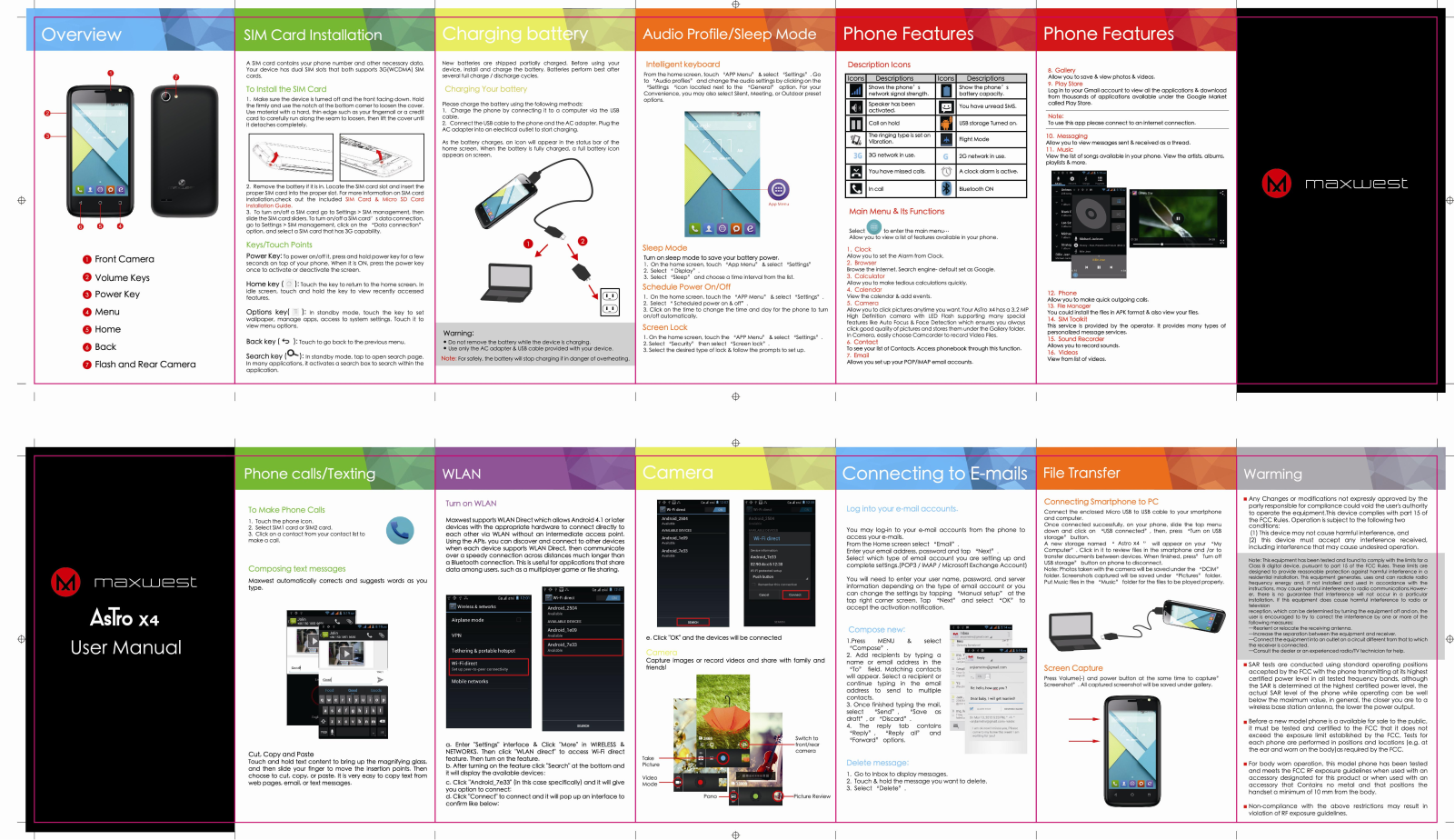 MAXWEST ASTROX4 Users Manual